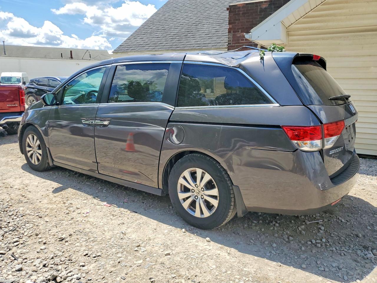 2015 Honda Odyssey Exl Gray vin: 5FNRL5H65FB046308