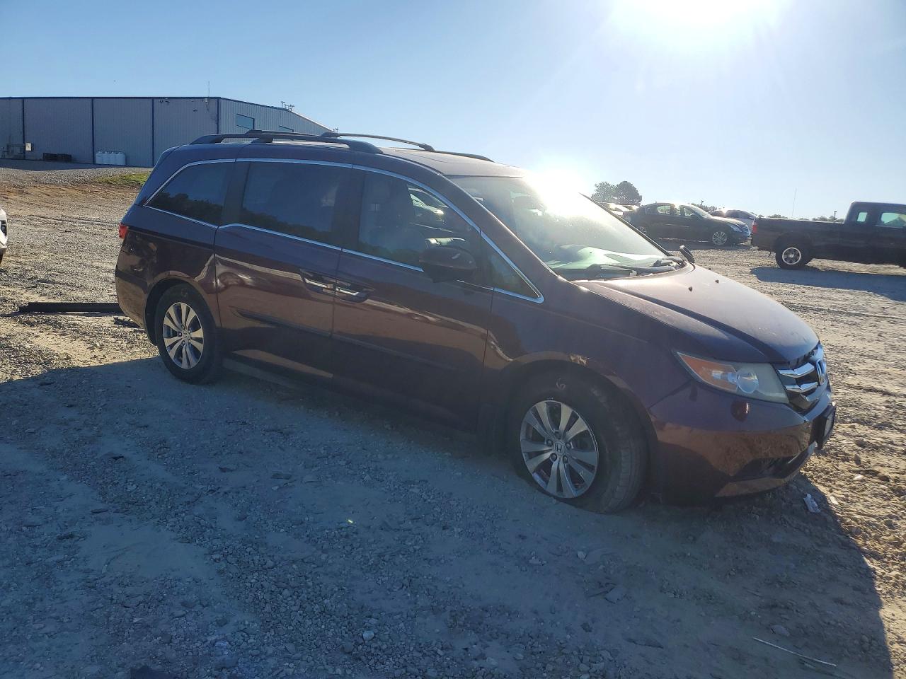 2015 Honda Odyssey Exl Maroon vin: 5FNRL5H65FB046552