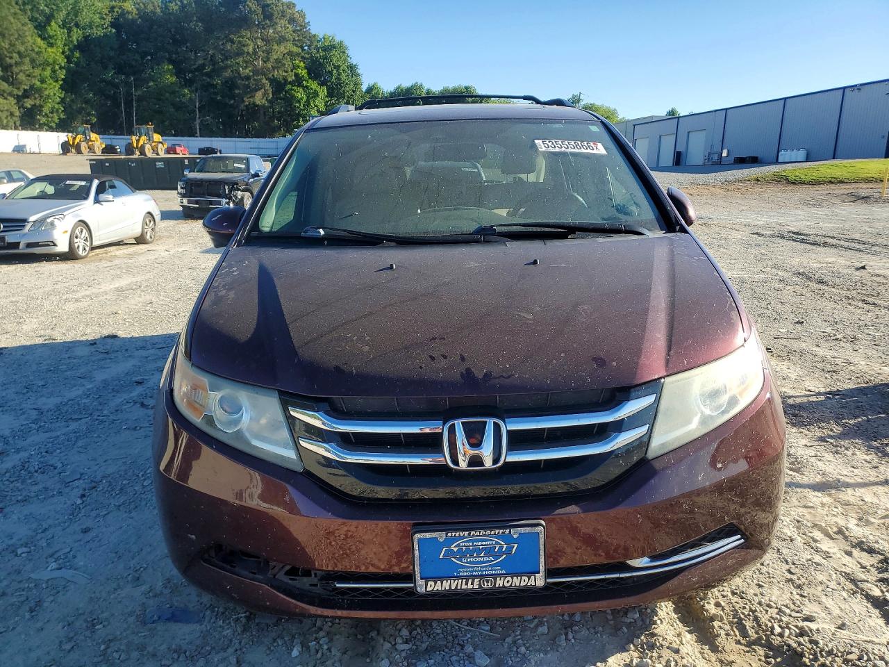 2015 Honda Odyssey Exl Maroon vin: 5FNRL5H65FB046552
