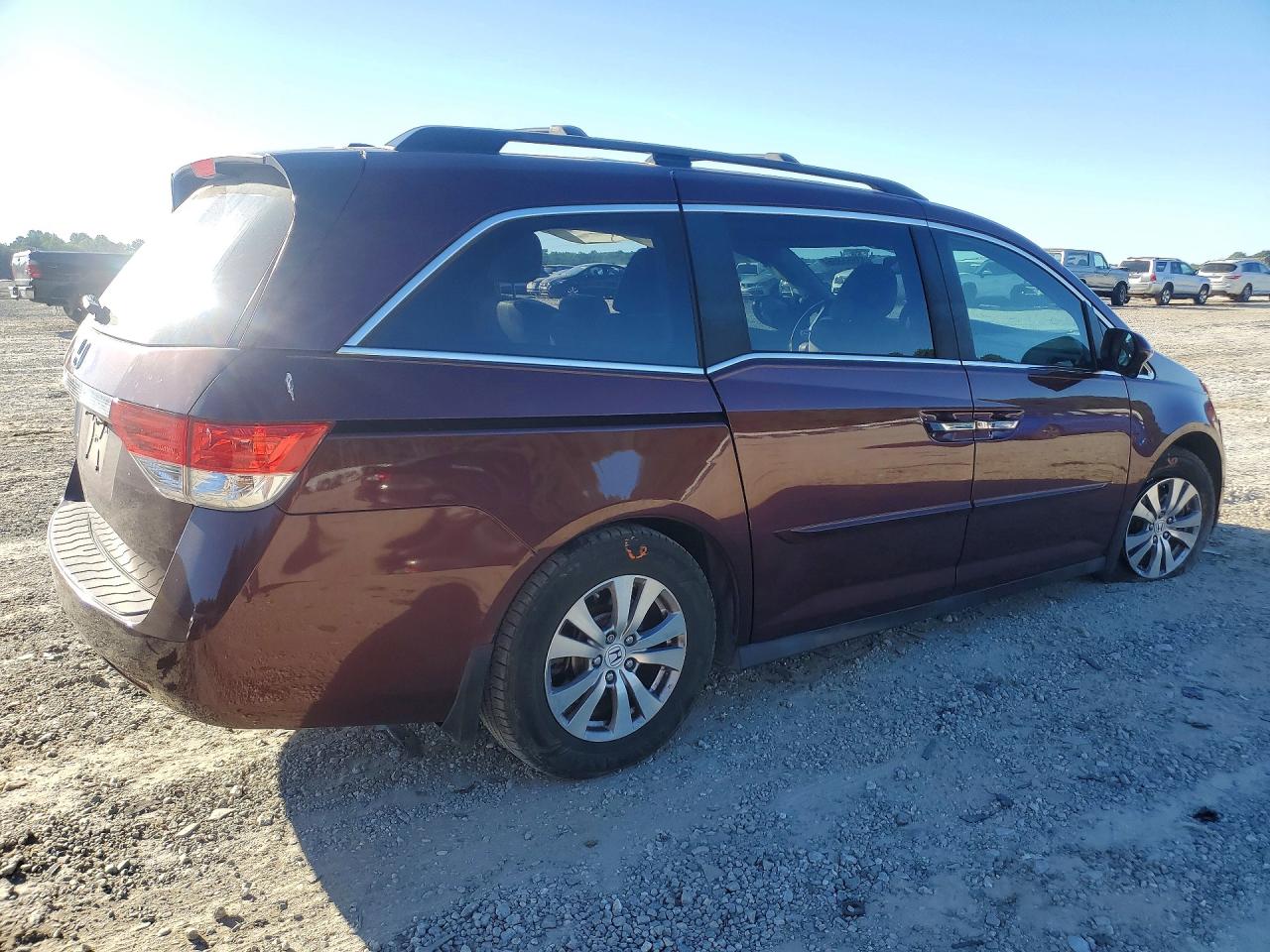 2015 Honda Odyssey Exl Maroon vin: 5FNRL5H65FB046552