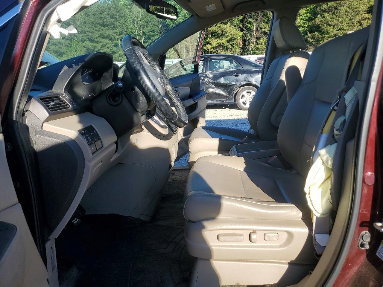 2015 Honda Odyssey Exl Maroon vin: 5FNRL5H65FB046552