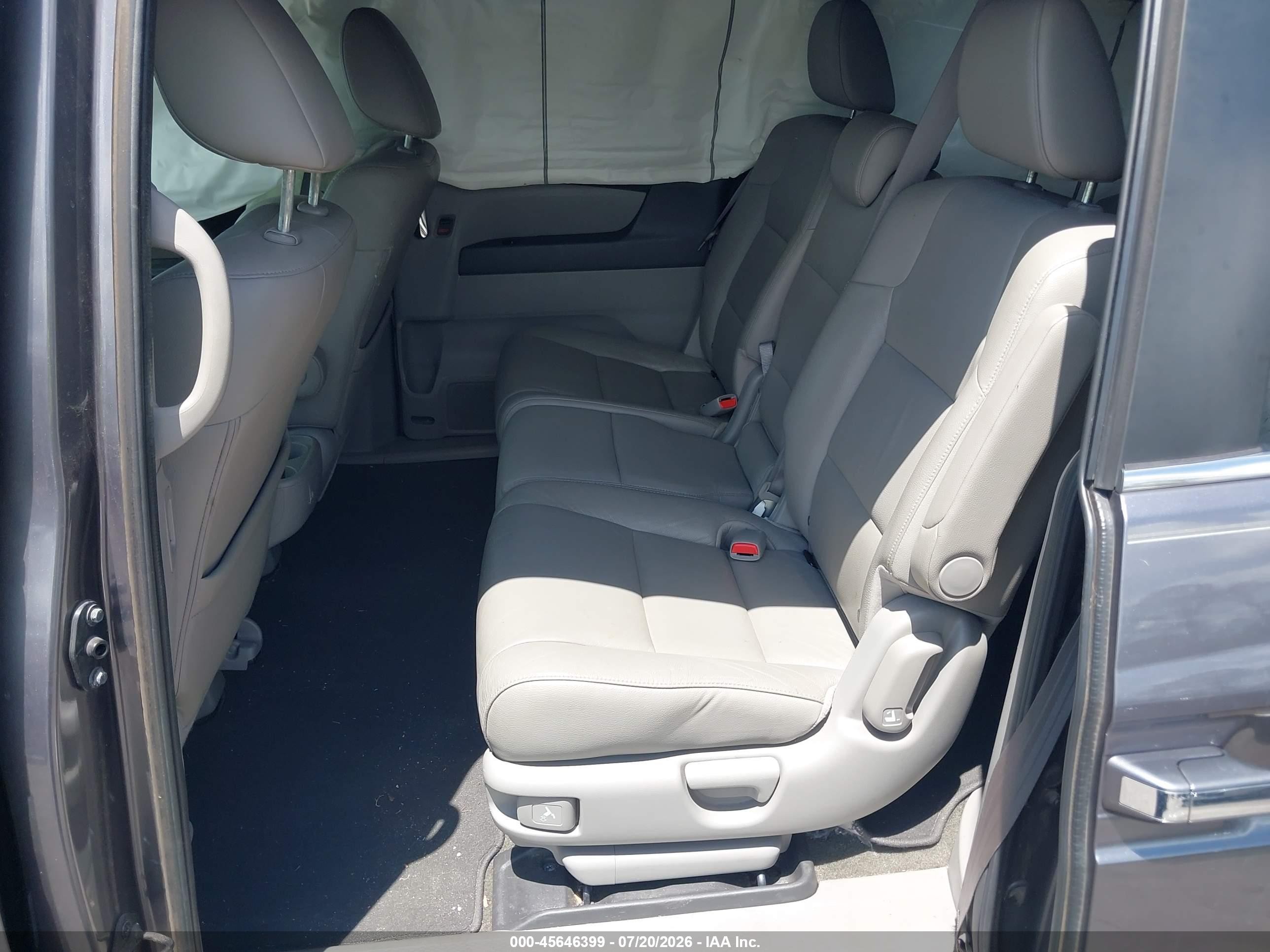 2015 Honda Odyssey Ex-l Black vin: 5FNRL5H65FB046647
