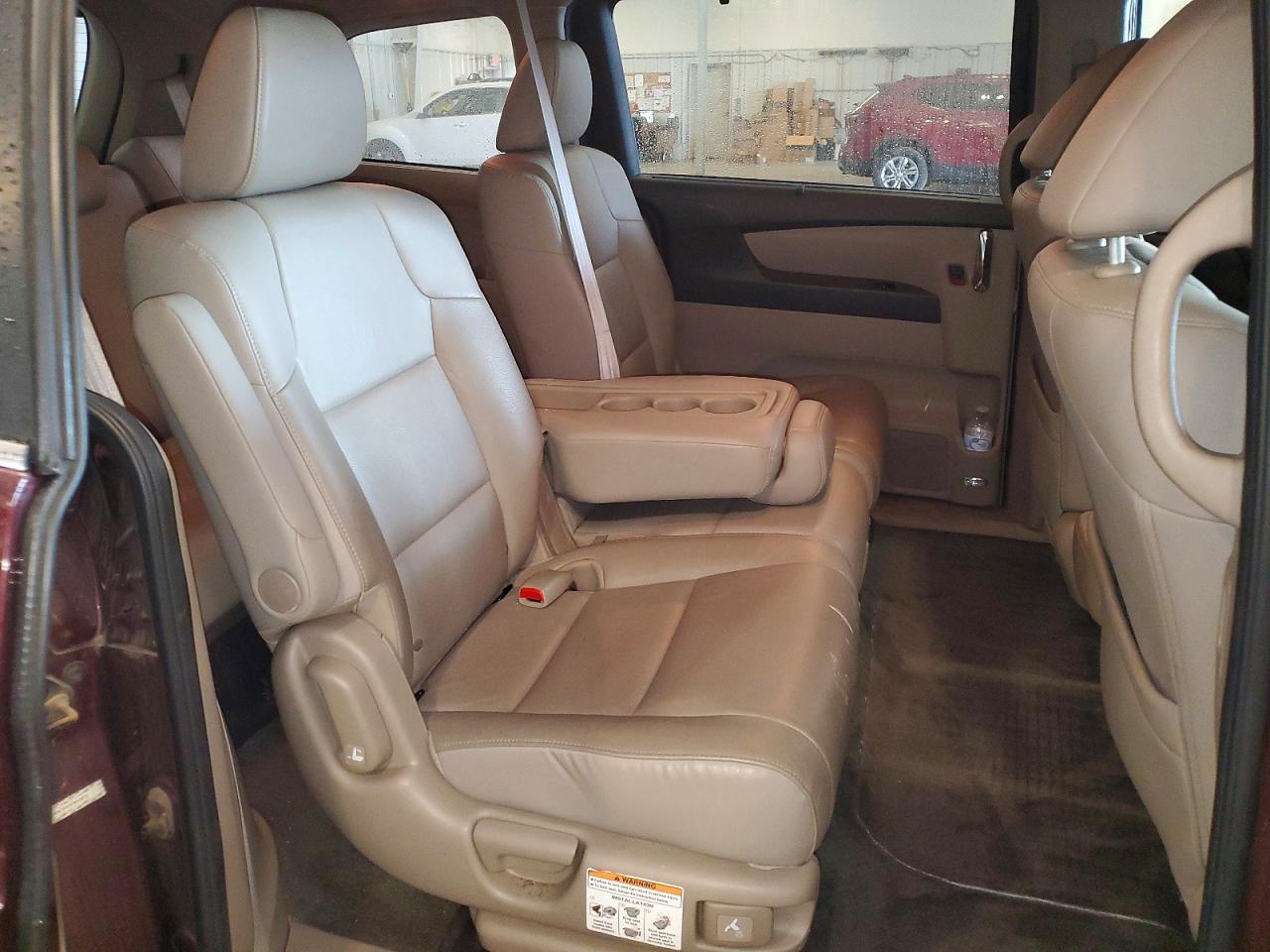 2015 Honda Odyssey Exl Burgundy vin: 5FNRL5H65FB049225