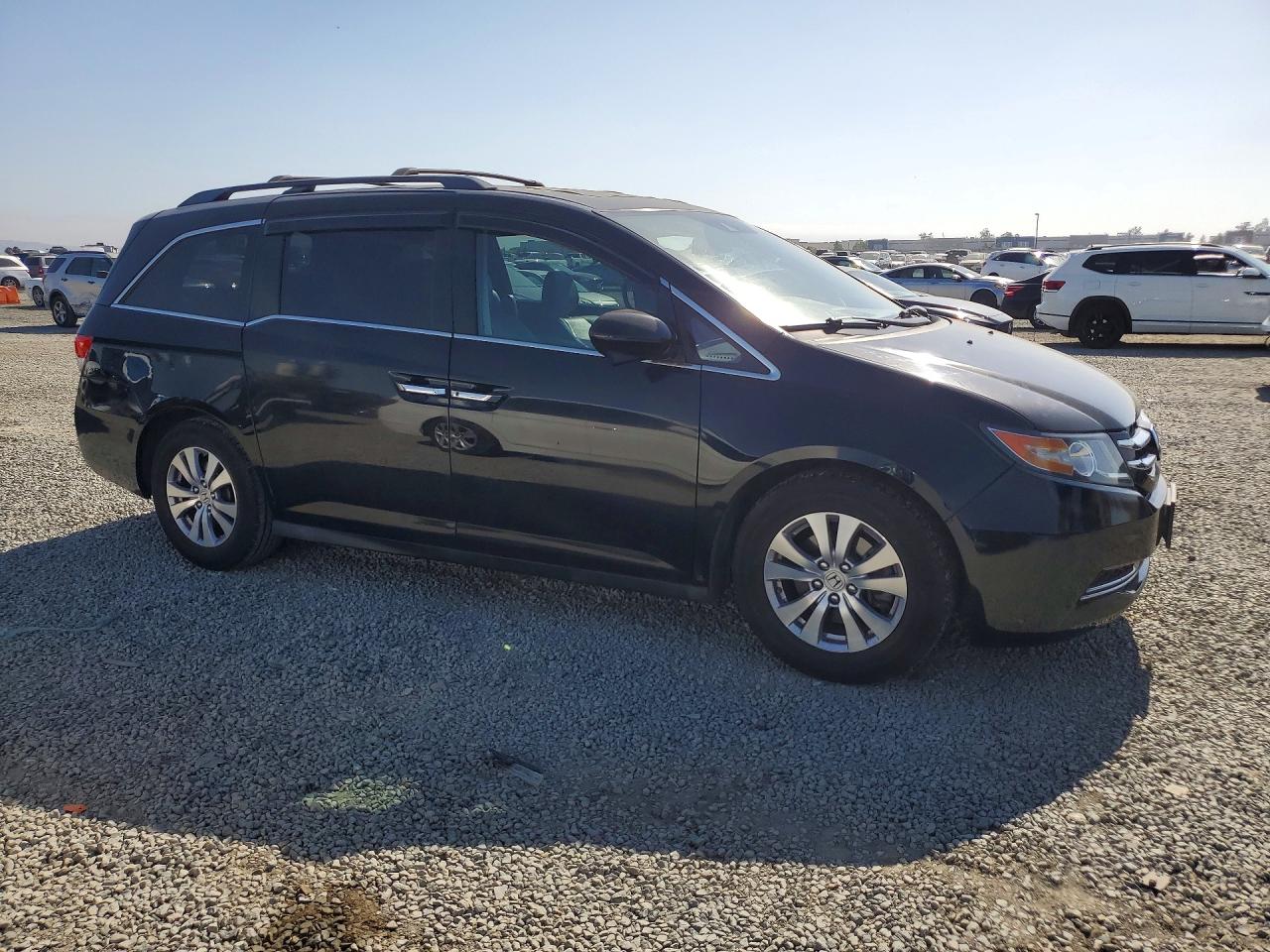 2015 Honda Odyssey Exl Black vin: 5FNRL5H65FB050293