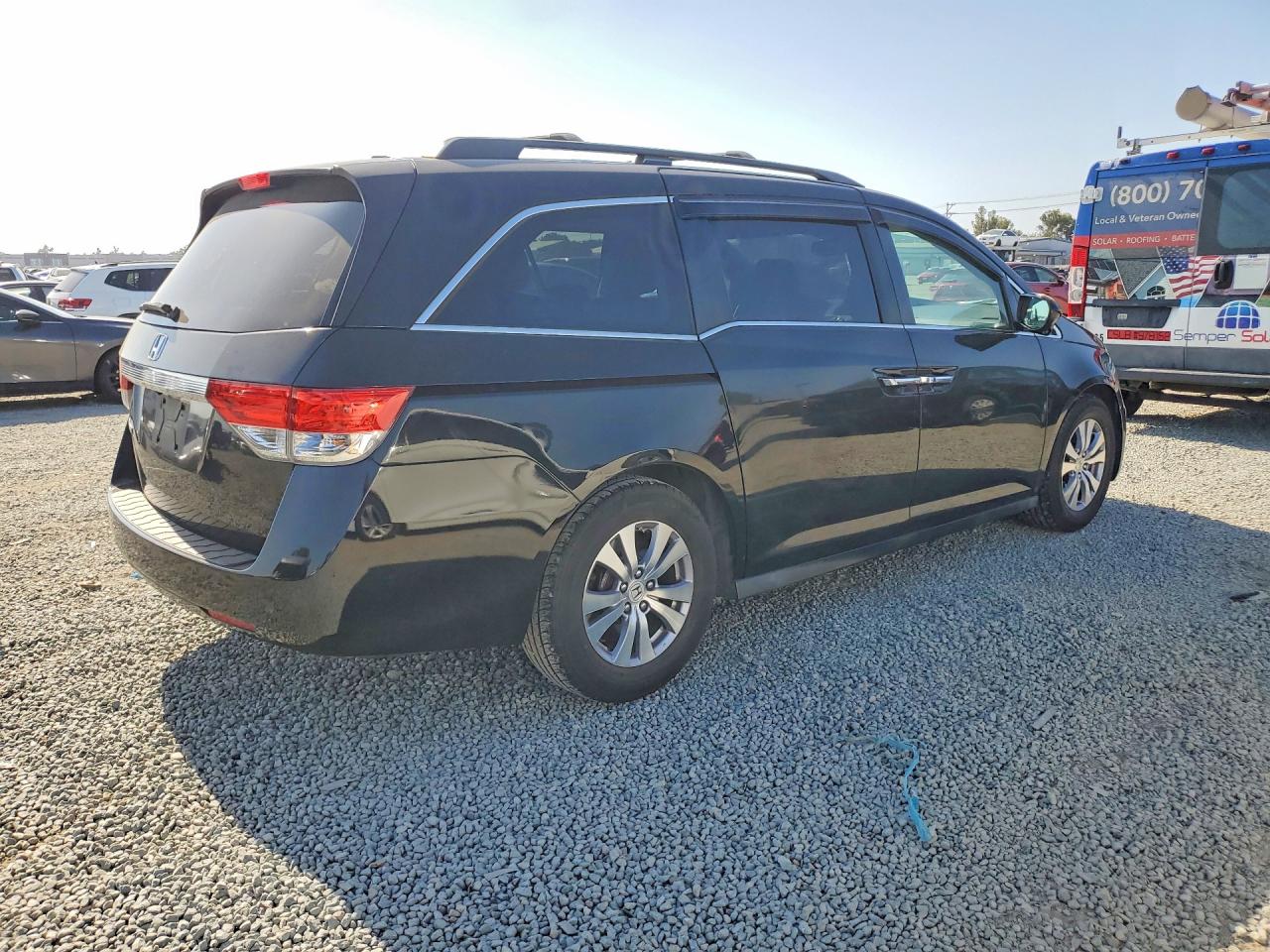 2015 Honda Odyssey Exl Black vin: 5FNRL5H65FB050293