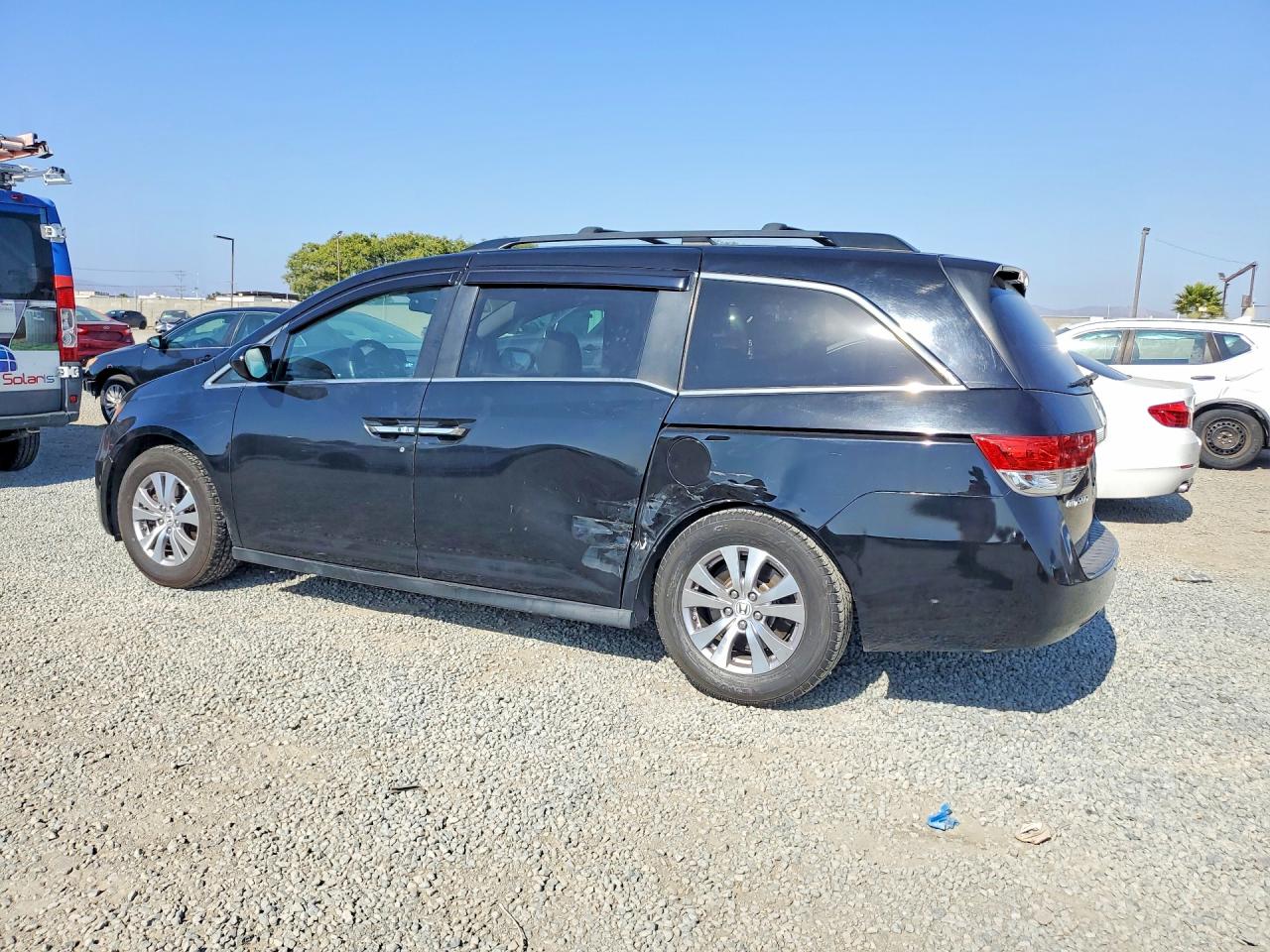 2015 Honda Odyssey Exl Black vin: 5FNRL5H65FB050293