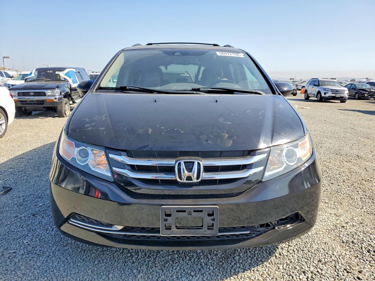 2015 Honda Odyssey Exl Black vin: 5FNRL5H65FB050293