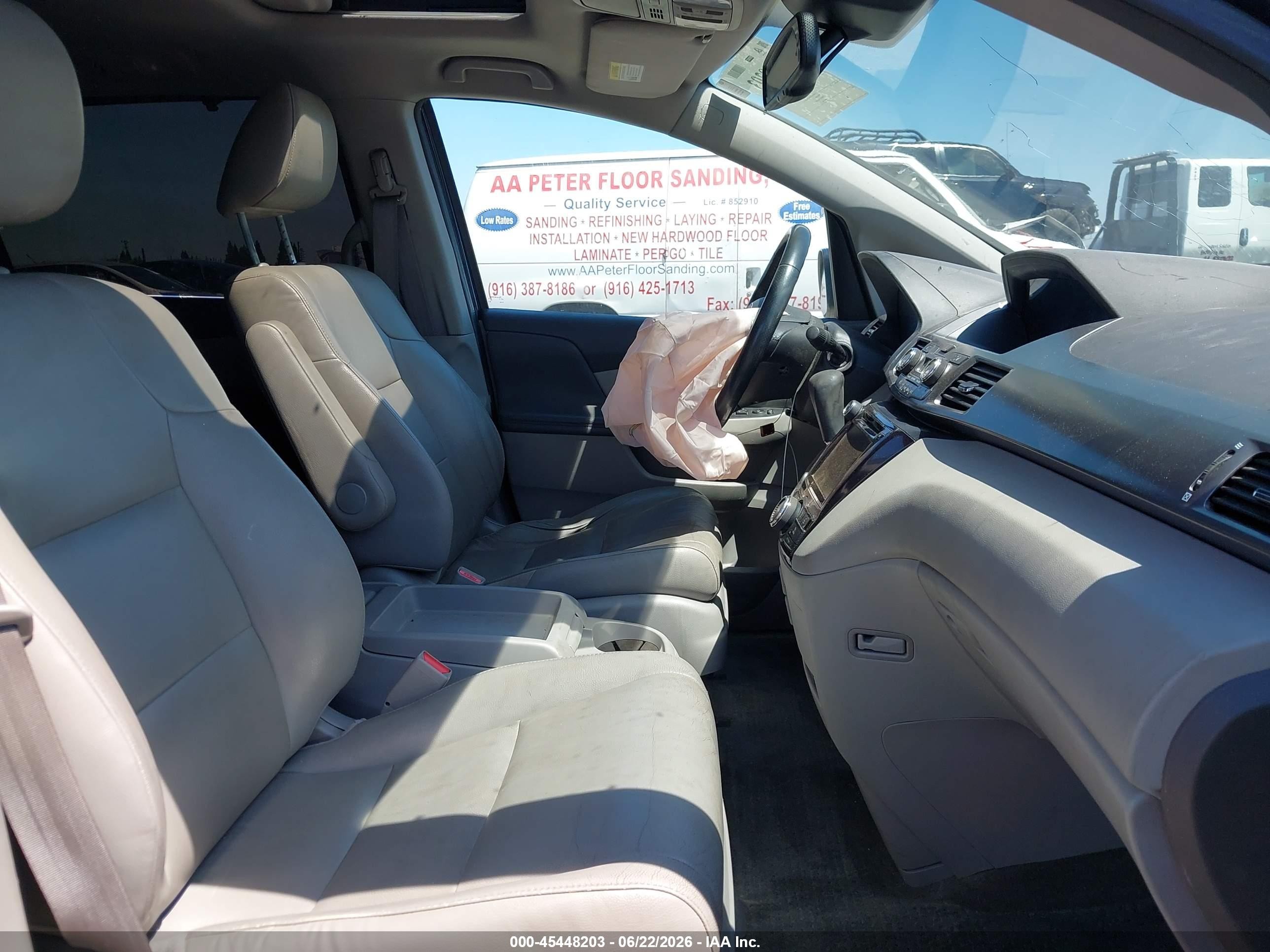 2015 Honda Odyssey Ex-l Dark Blue vin: 5FNRL5H65FB055560