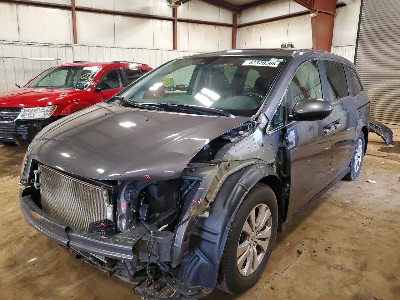 2015 Honda Odyssey Exl Gray vin: 5FNRL5H65FB056899