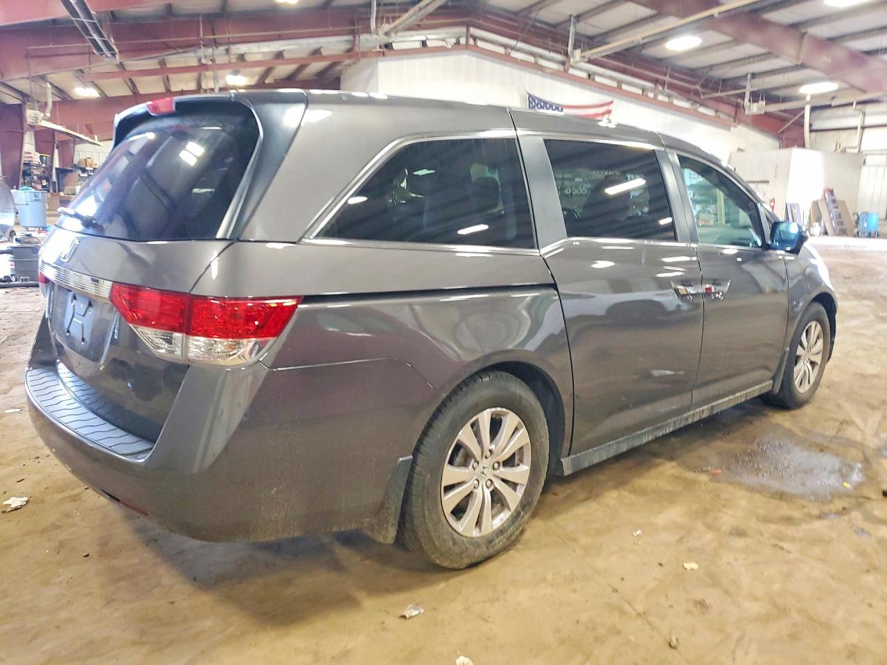2015 Honda Odyssey Exl Gray vin: 5FNRL5H65FB056899
