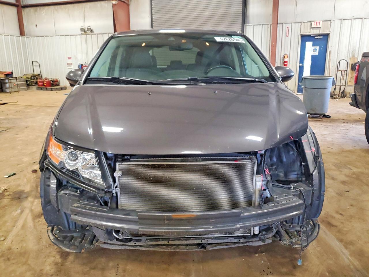 2015 Honda Odyssey Exl Gray vin: 5FNRL5H65FB056899