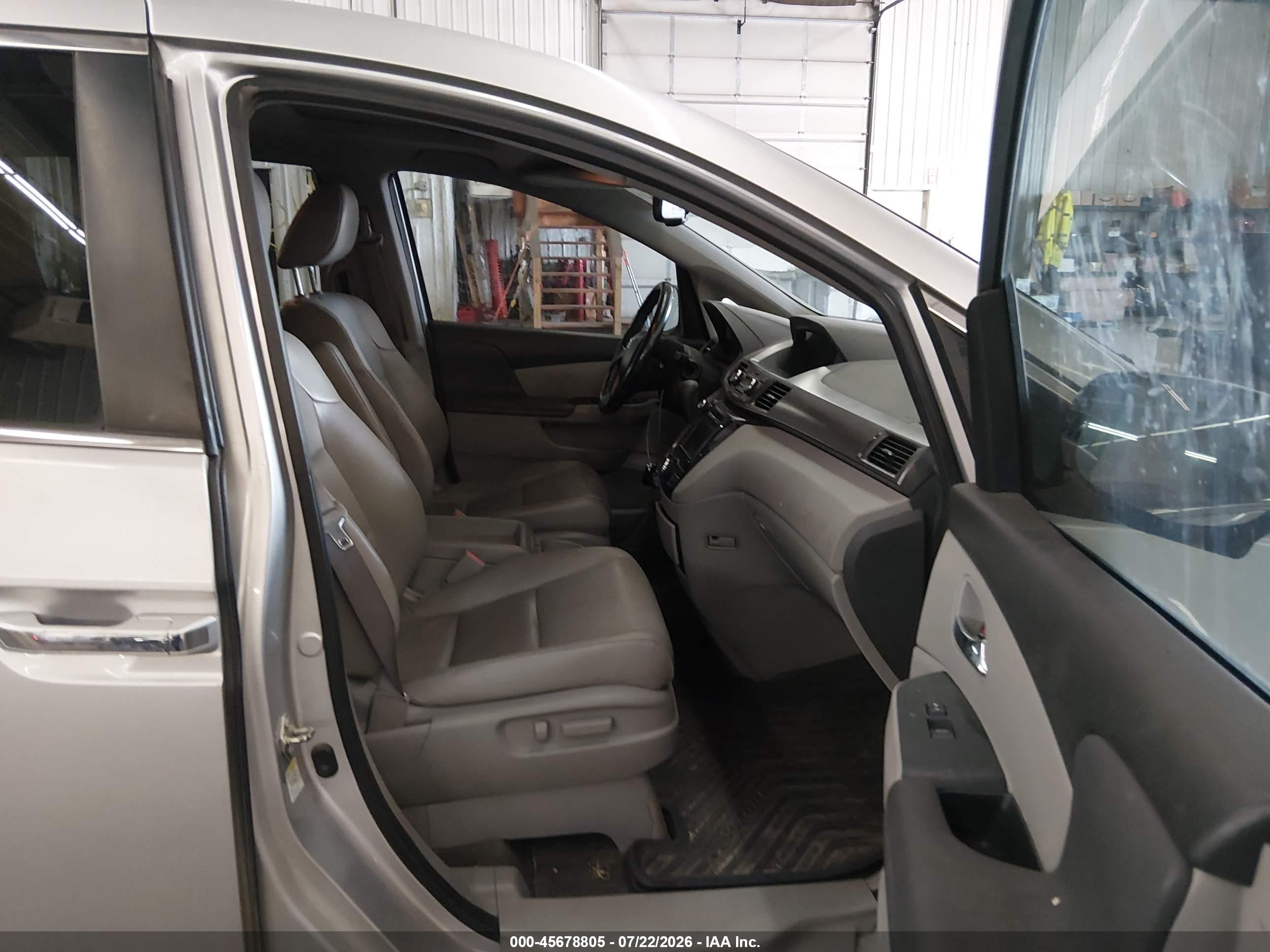 2015 Honda Odyssey Ex-l Серебряный vin: 5FNRL5H65FB057809