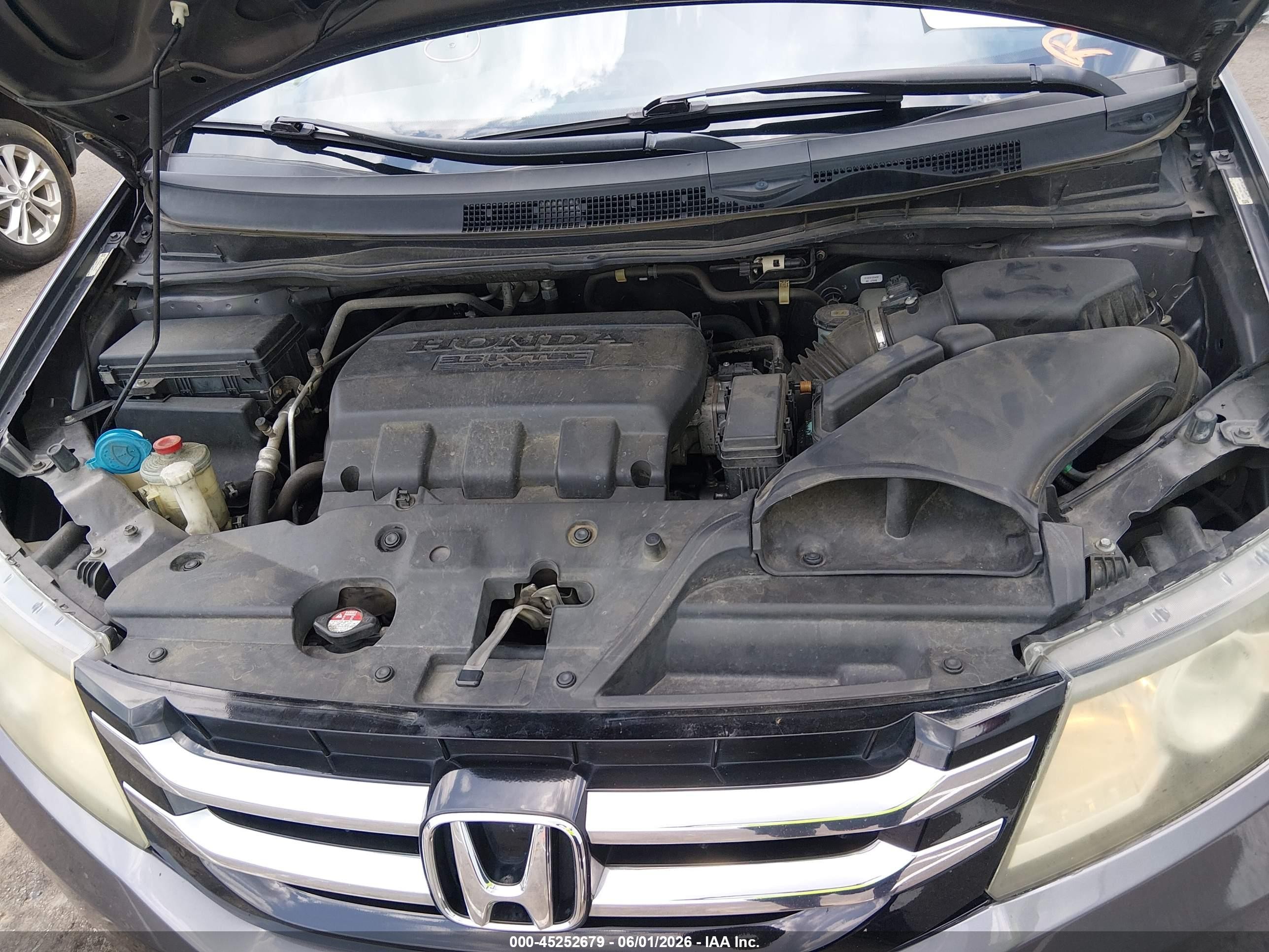 2015 Honda Odyssey Ex-l Silver vin: 5FNRL5H65FB081575