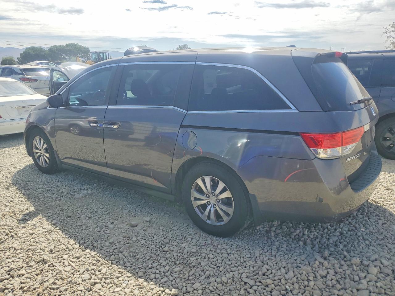 2015 Honda Odyssey Exl Gray vin: 5FNRL5H65FB089546
