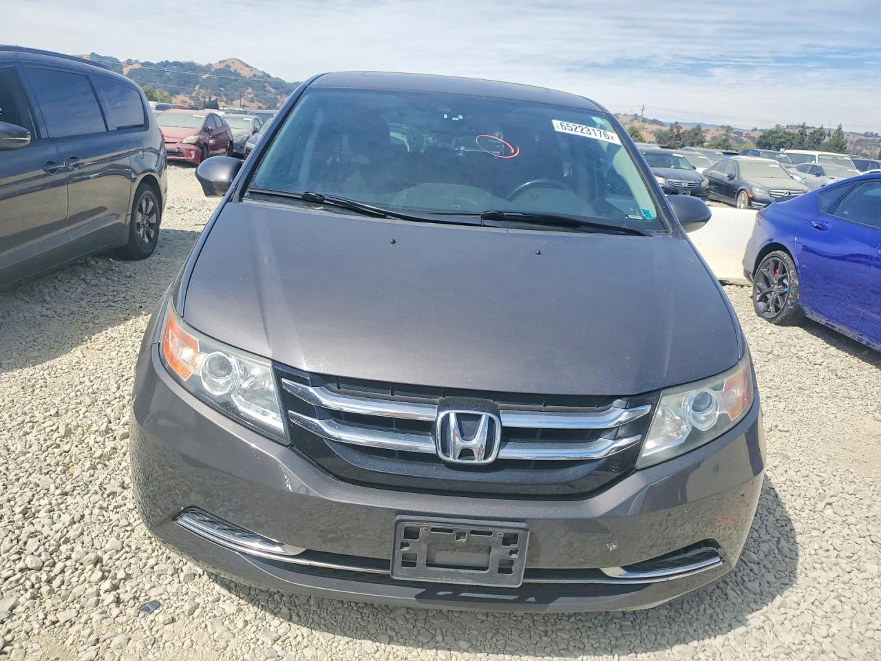 2015 Honda Odyssey Exl Gray vin: 5FNRL5H65FB089546