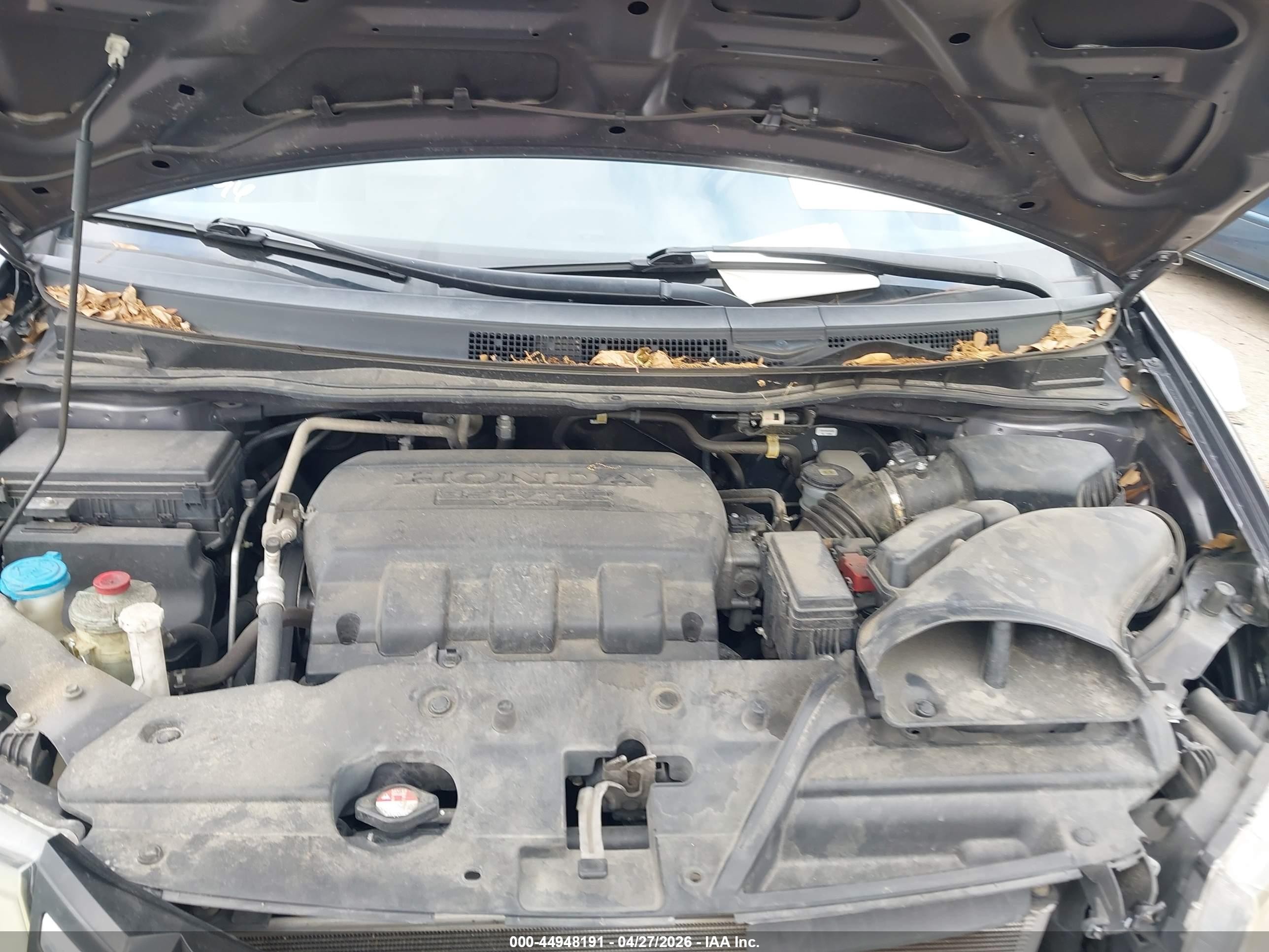 2015 Honda Odyssey Ex-l Gray vin: 5FNRL5H65FB089949