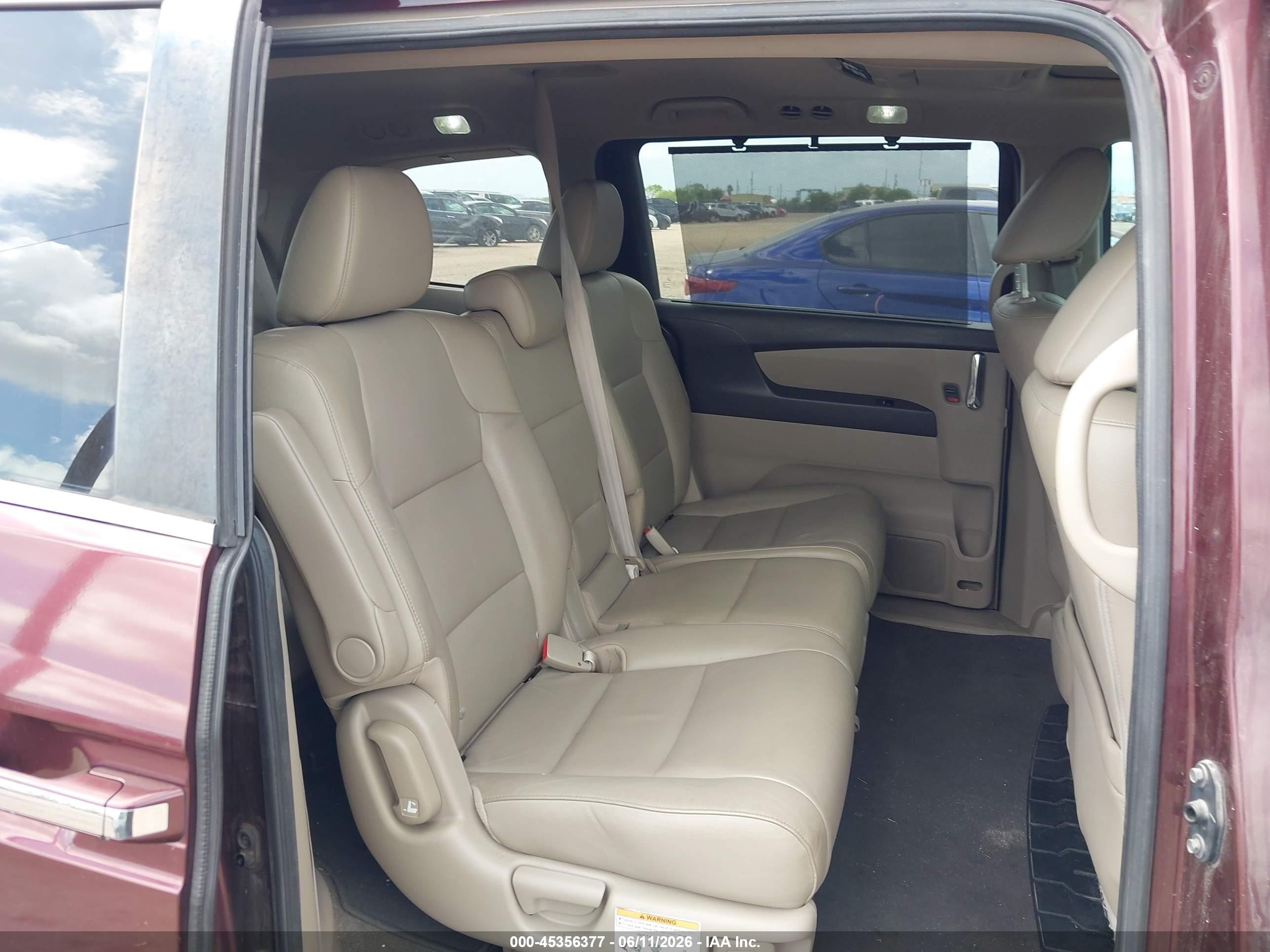 2015 Honda Odyssey Ex-l Champagne vin: 5FNRL5H65FB097436