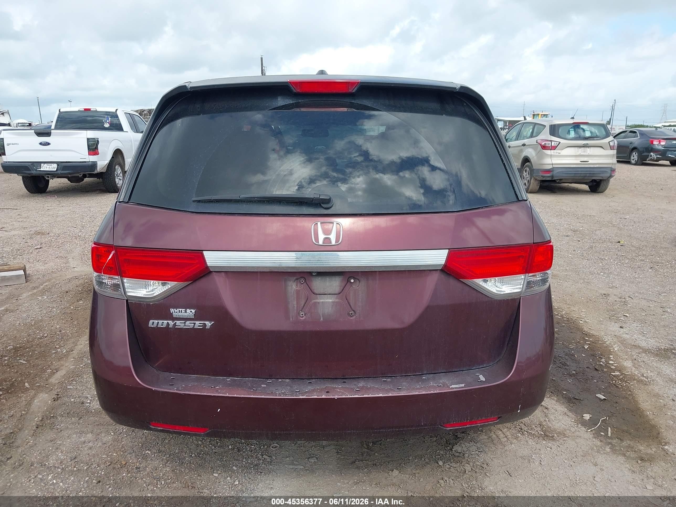 2015 Honda Odyssey Ex-l Champagne vin: 5FNRL5H65FB097436