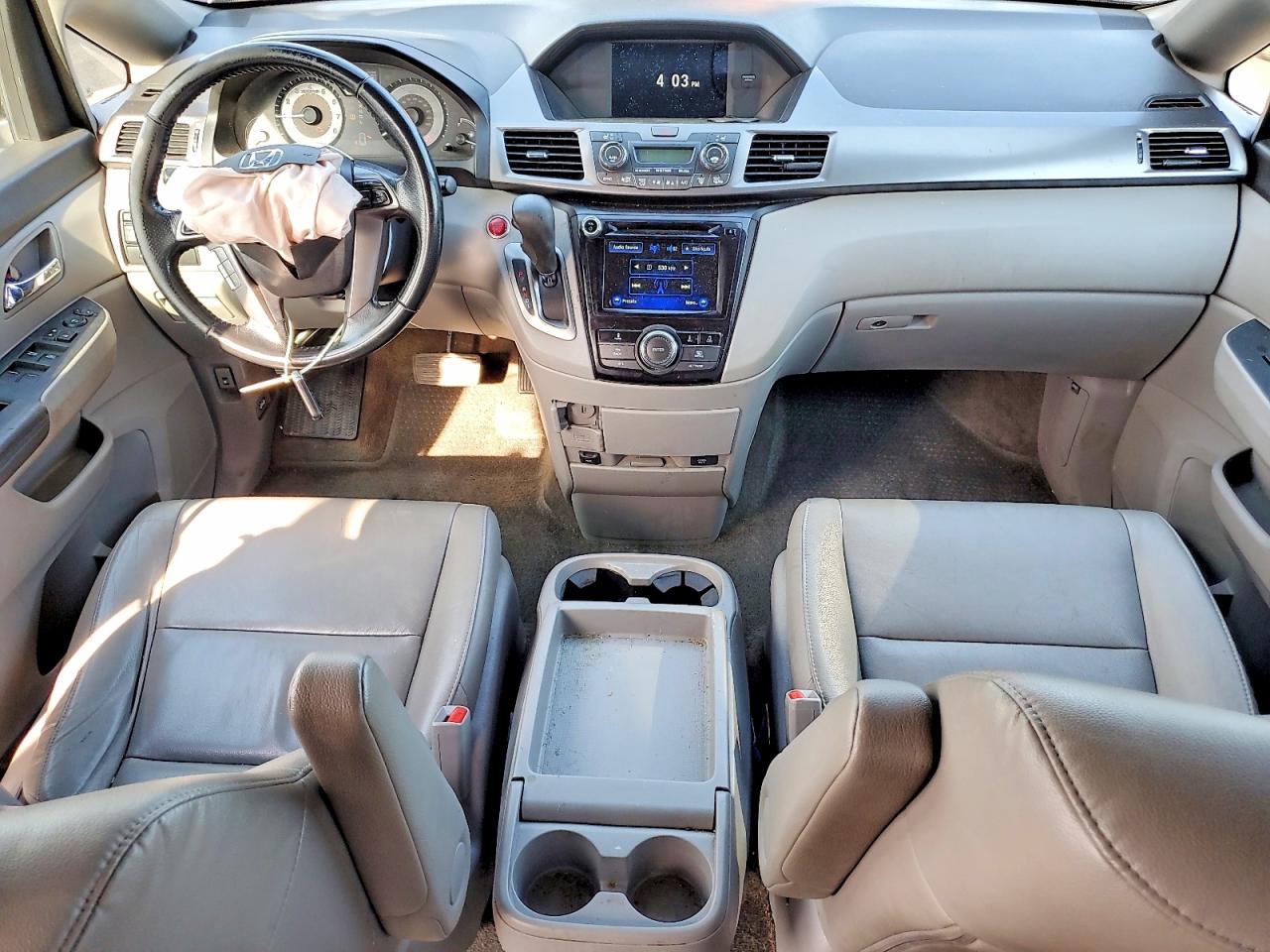2015 Honda Odyssey Exl Silver vin: 5FNRL5H65FB100240
