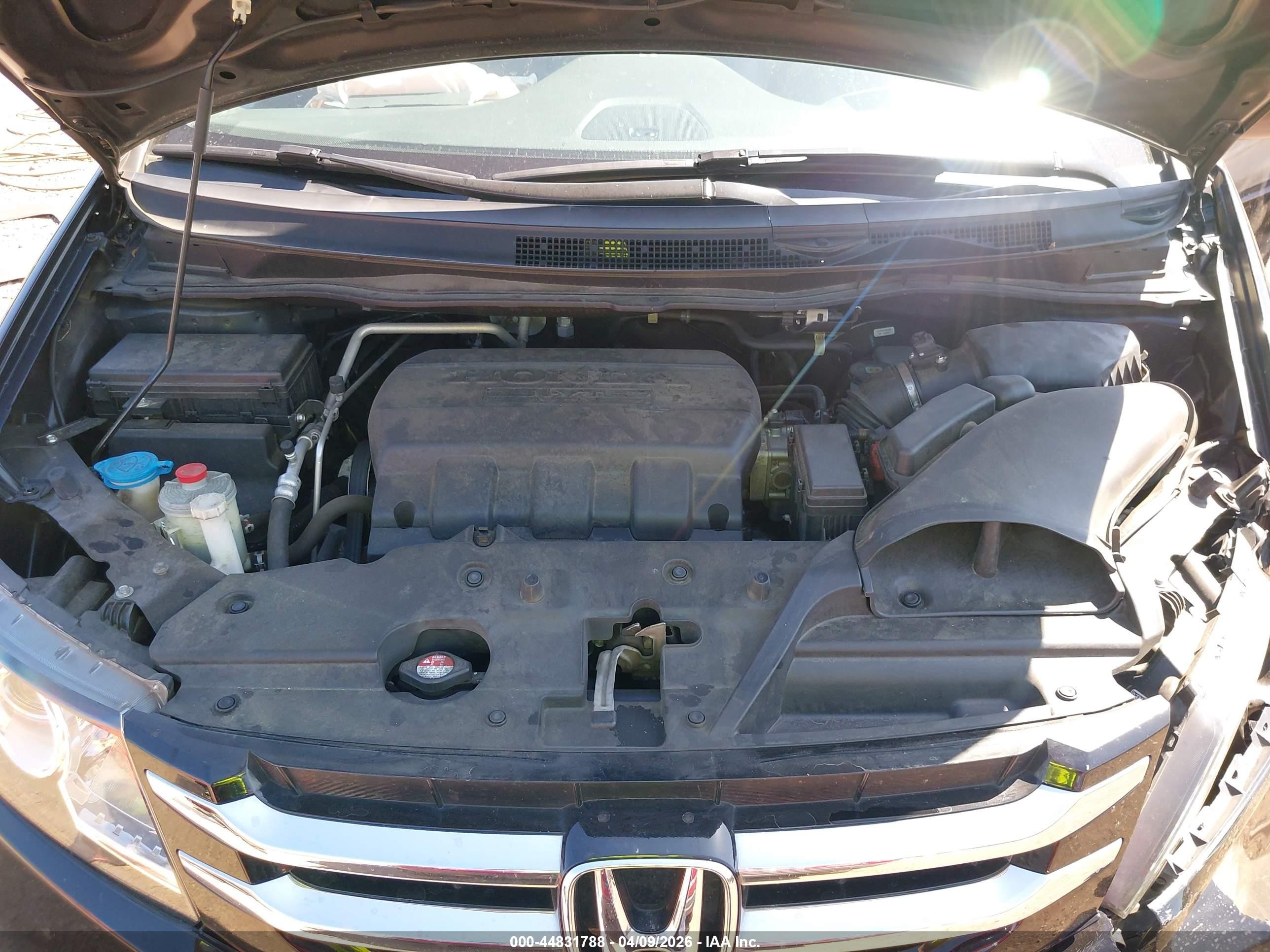 2015 Honda Odyssey Ex-l Черный vin: 5FNRL5H65FB113389