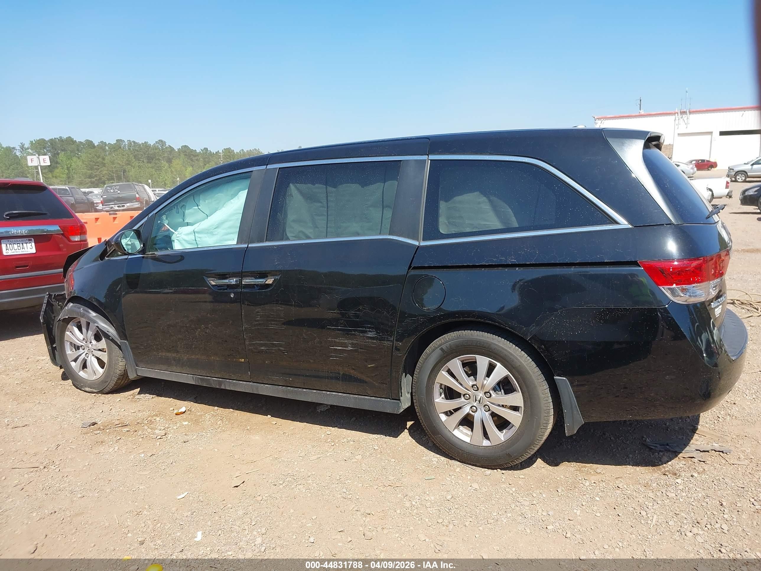 2015 Honda Odyssey Ex-l Черный vin: 5FNRL5H65FB113389