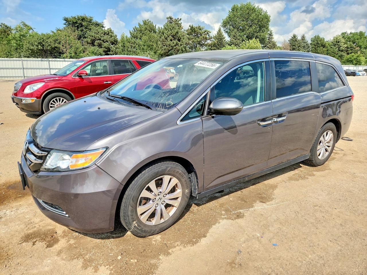 2015 Honda Odyssey Exl Gray vin: 5FNRL5H65FB115322