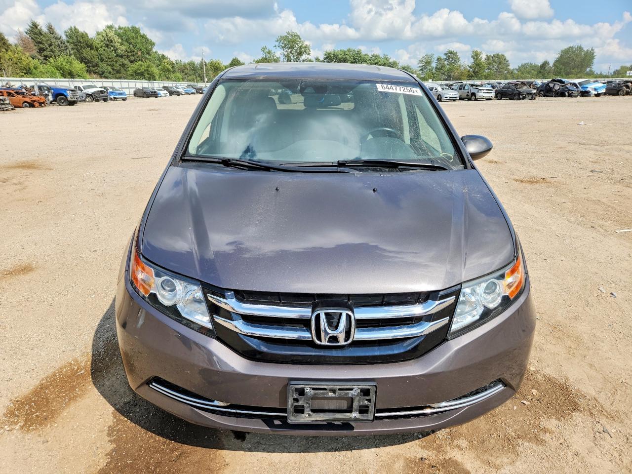 2015 Honda Odyssey Exl Gray vin: 5FNRL5H65FB115322
