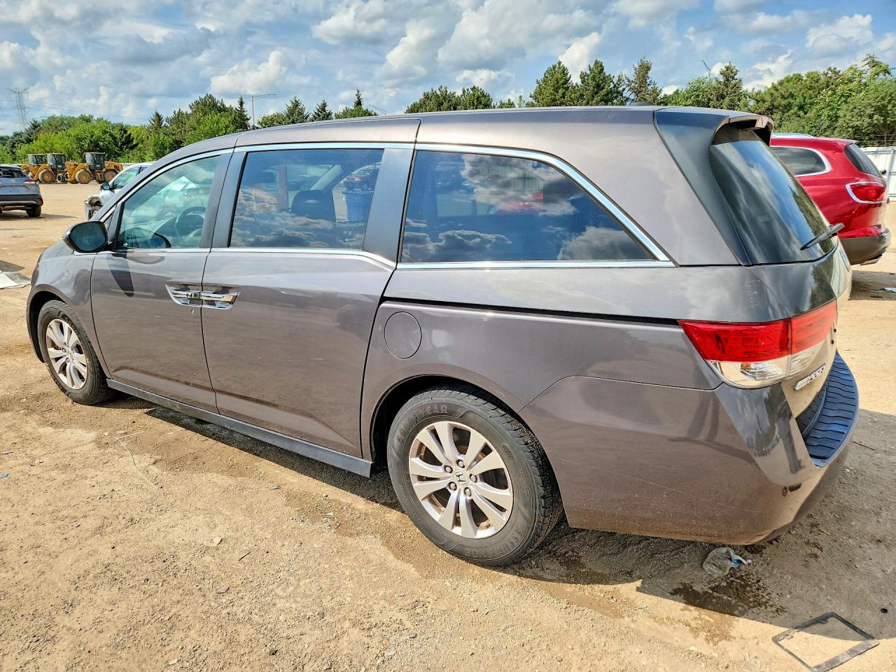 2015 Honda Odyssey Exl Gray vin: 5FNRL5H65FB115322