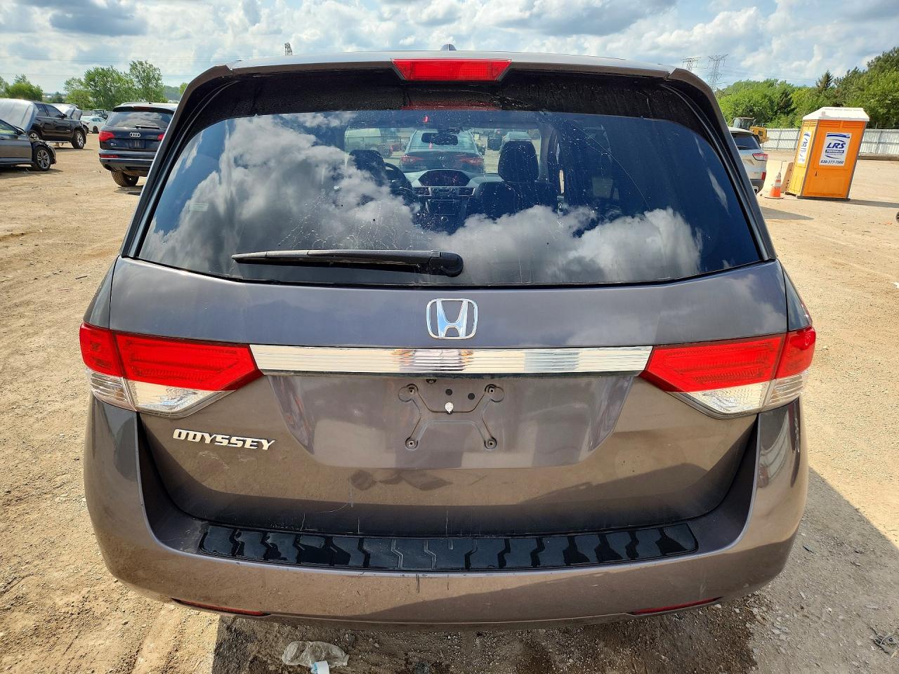 2015 Honda Odyssey Exl Gray vin: 5FNRL5H65FB115322