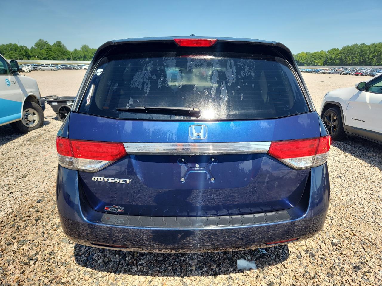 2015 Honda Odyssey Exl Синий vin: 5FNRL5H65FB117362