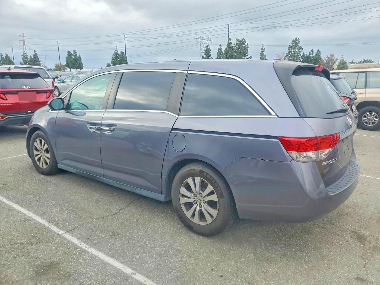 2015 Honda Odyssey Exl Gray vin: 5FNRL5H65FB123940