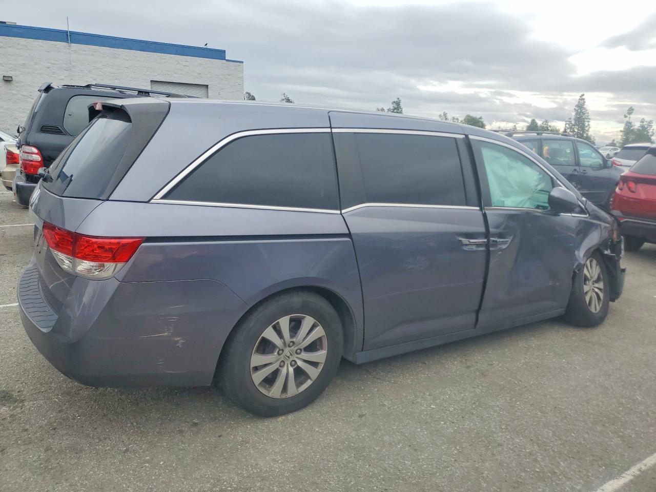 2015 Honda Odyssey Exl Gray vin: 5FNRL5H65FB123940