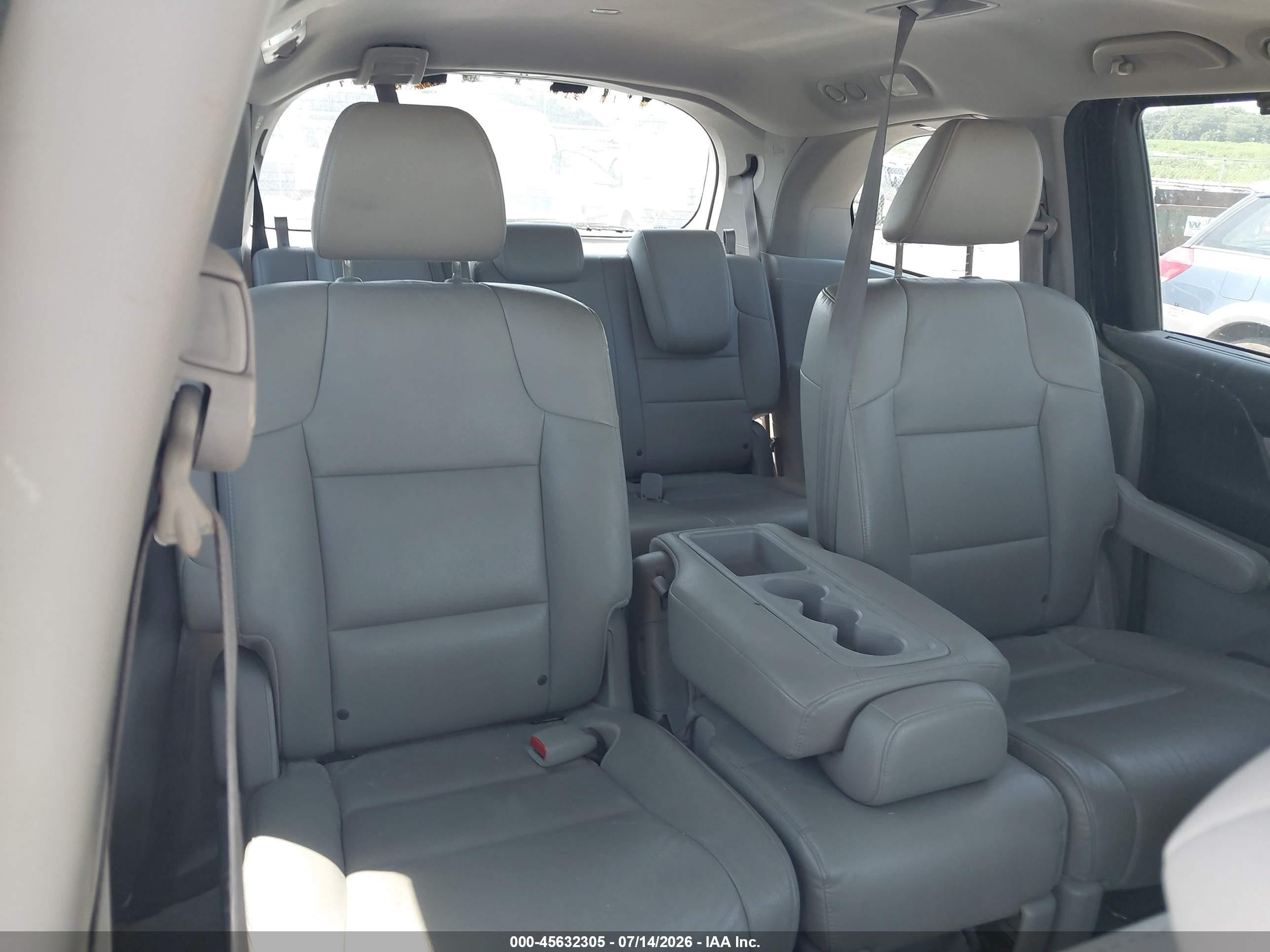 2015 Honda Odyssey Ex-l Gray vin: 5FNRL5H65FB125865
