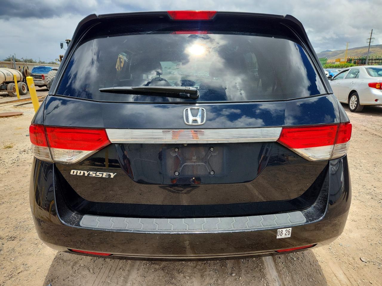 2015 Honda Odyssey Exl Black vin: 5FNRL5H65FB127566