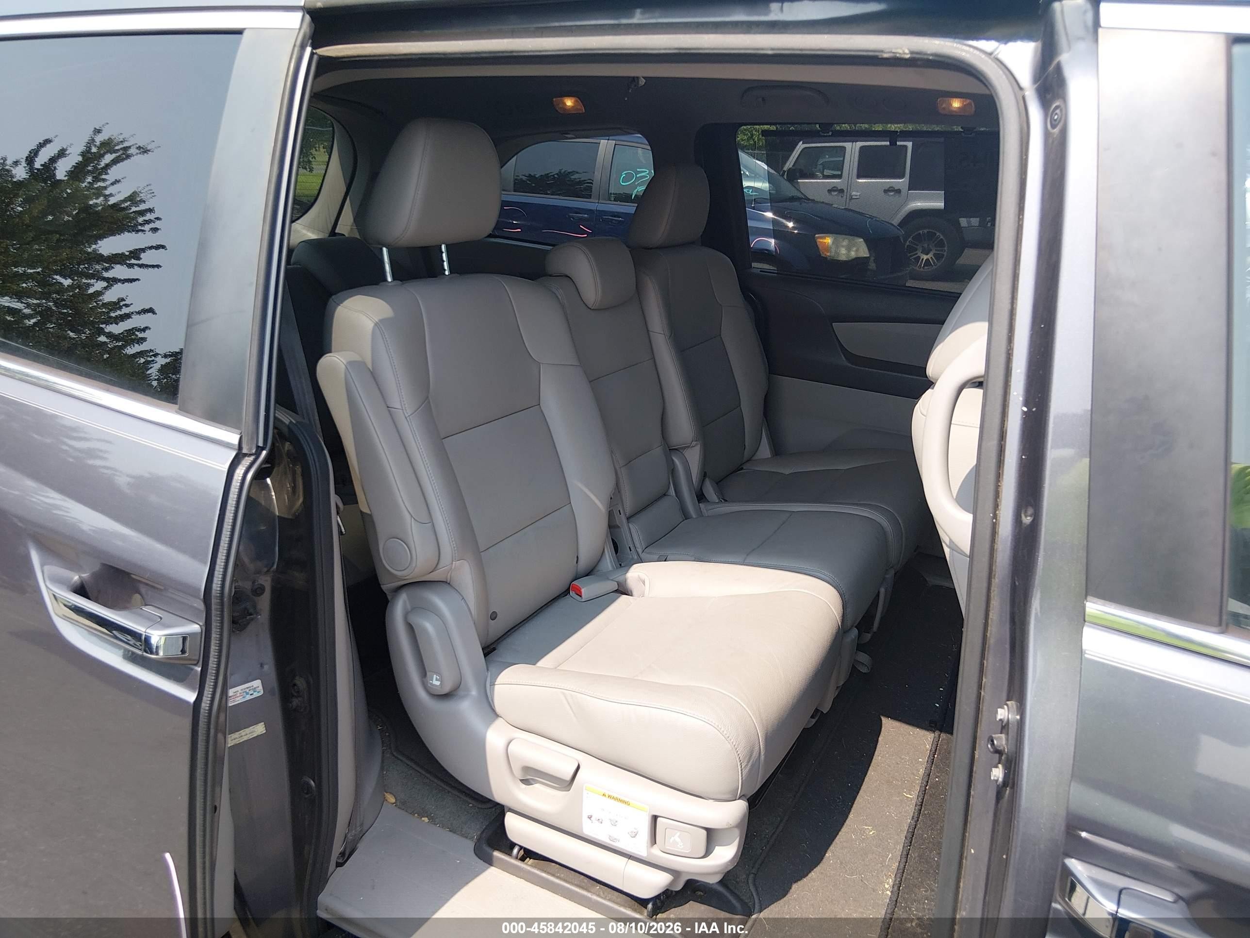 2016 Honda Odyssey Ex-l Gray vin: 5FNRL5H65GB104855