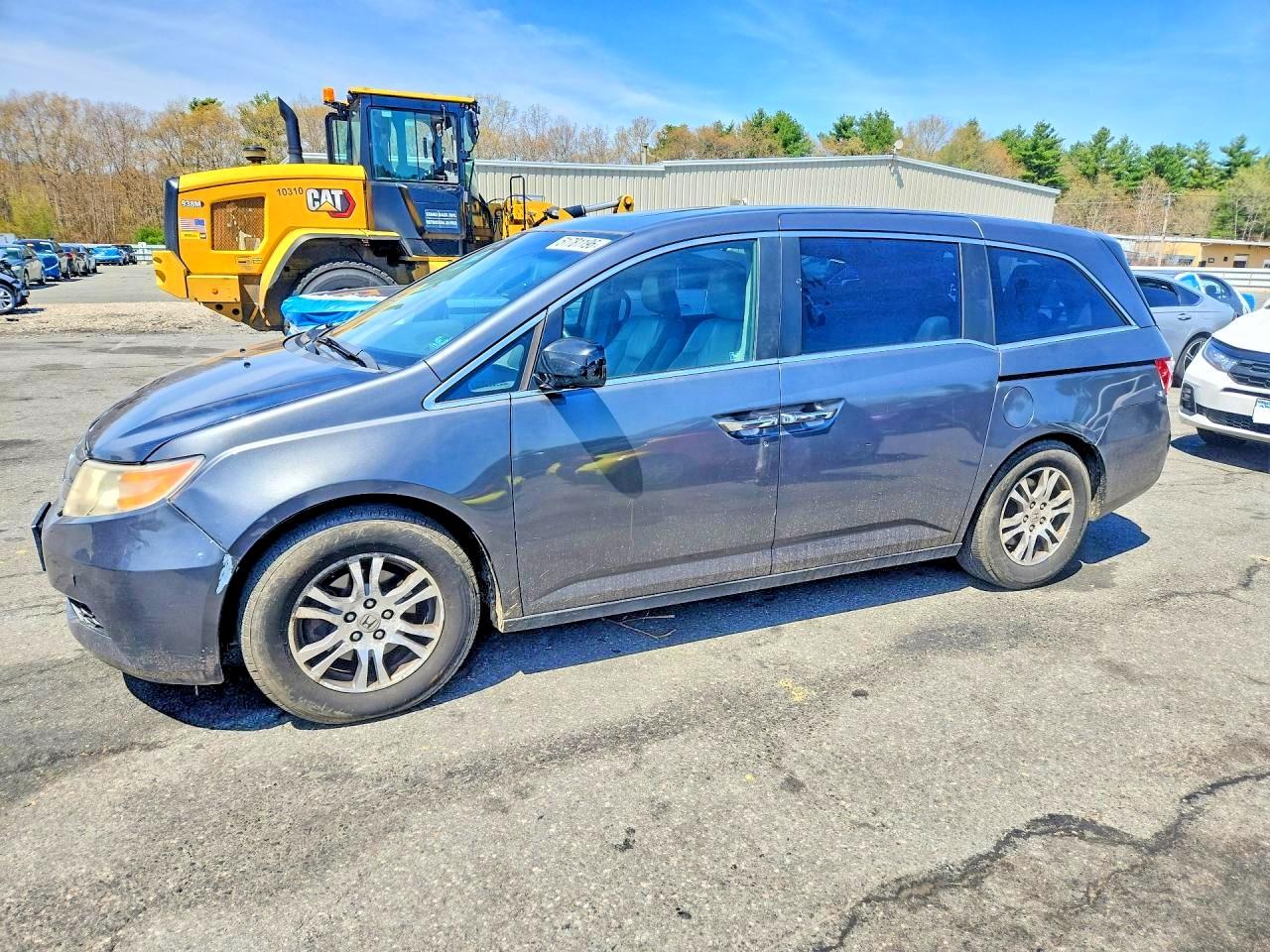 2011 Honda Odyssey Exl Gray vin: 5FNRL5H66BB009701