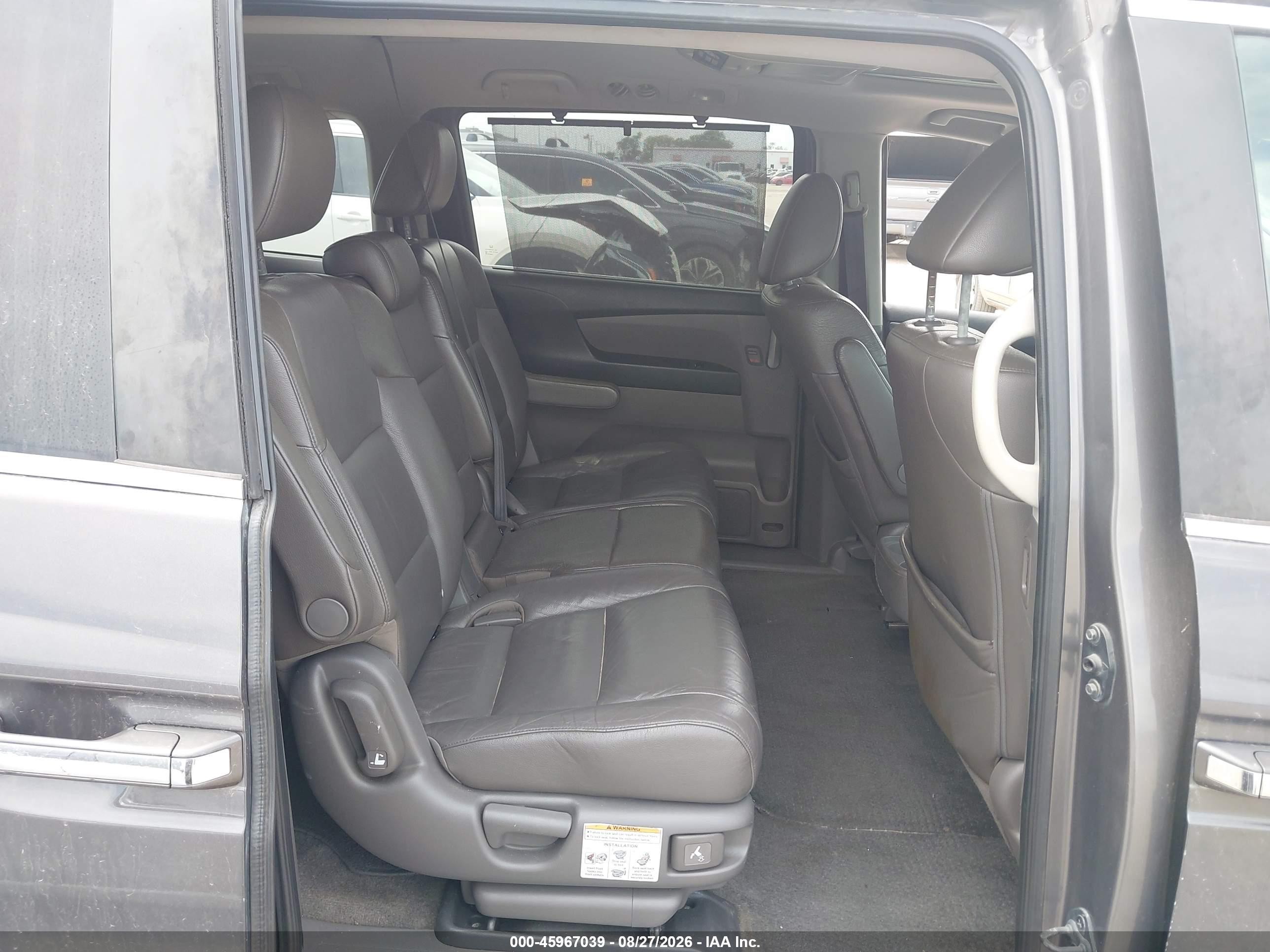 2011 Honda Odyssey Ex-l Gray vin: 5FNRL5H66BB019693