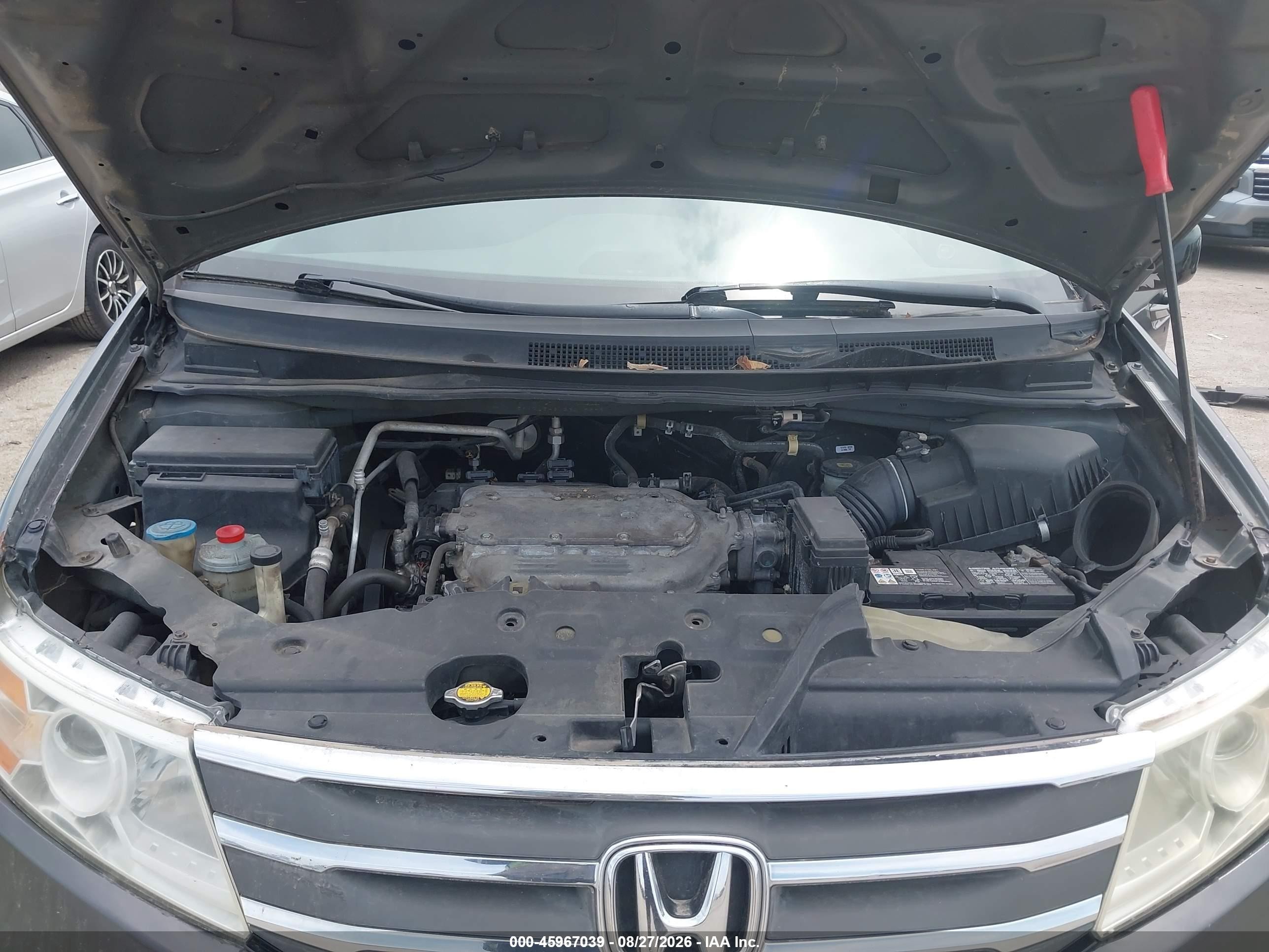 2011 Honda Odyssey Ex-l Gray vin: 5FNRL5H66BB019693