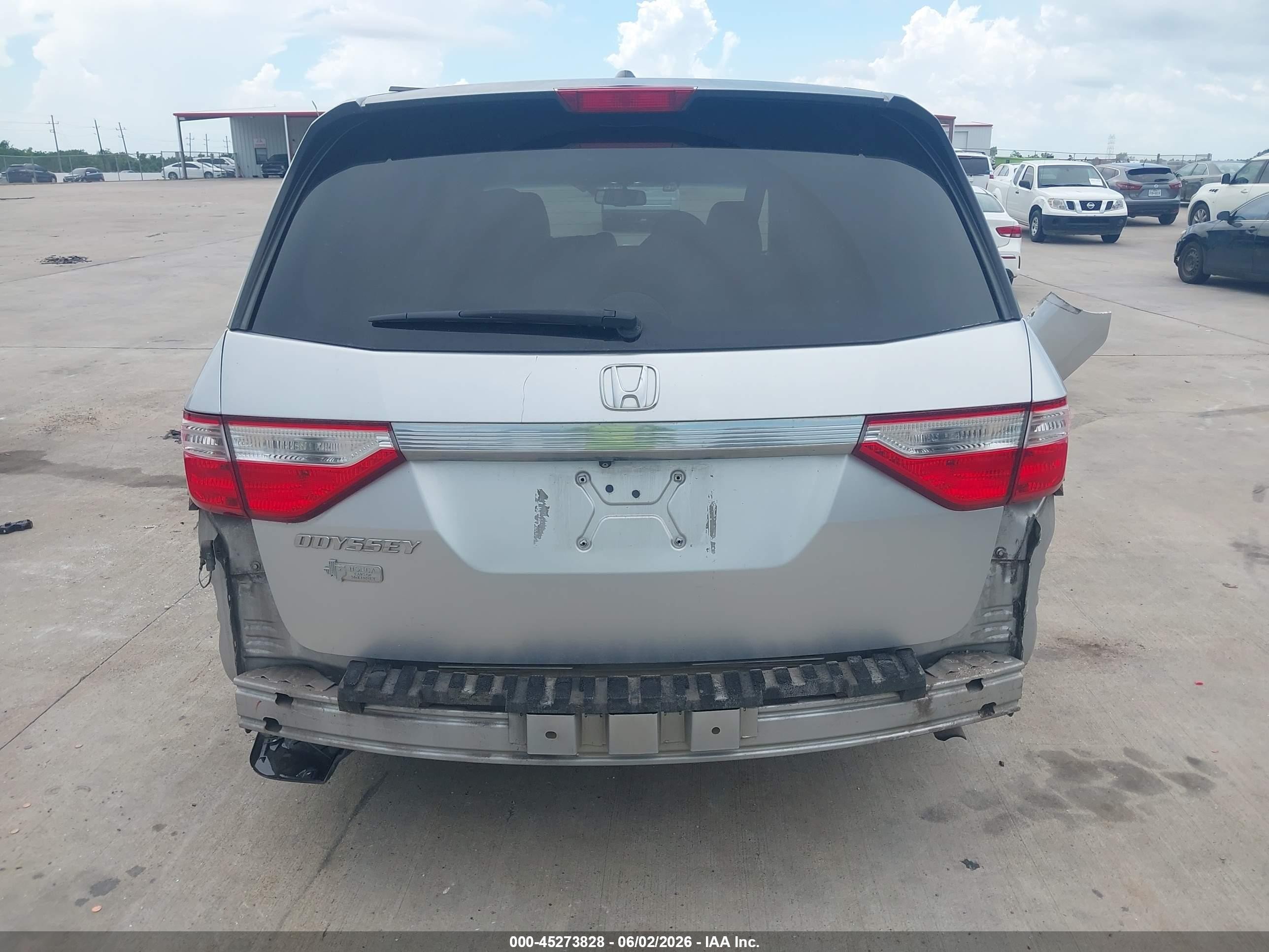 2011 Honda Odyssey Ex-l Silver vin: 5FNRL5H66BB041094