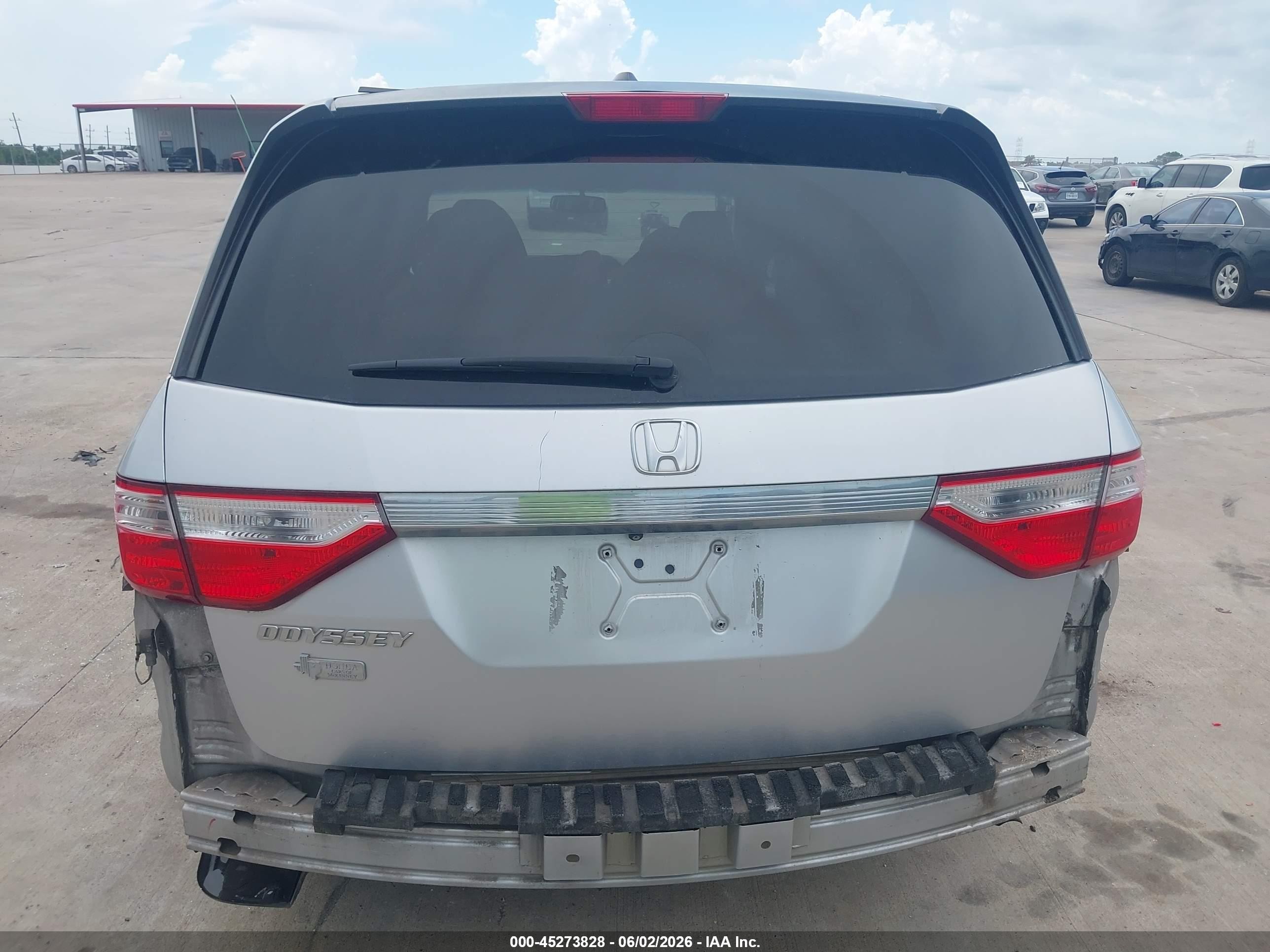 2011 Honda Odyssey Ex-l Silver vin: 5FNRL5H66BB041094