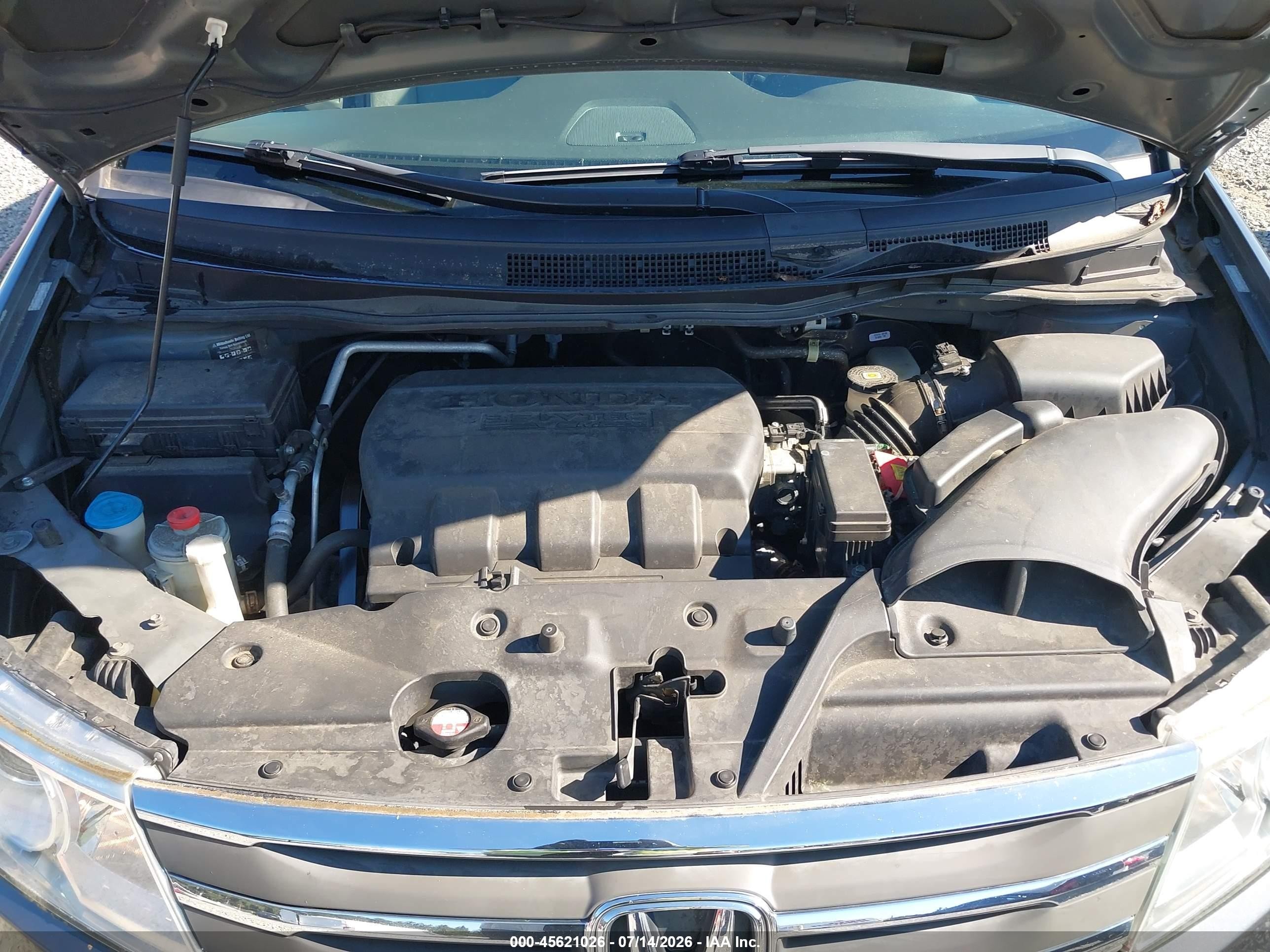 2011 Honda Odyssey Ex-l Gray vin: 5FNRL5H66BB048532