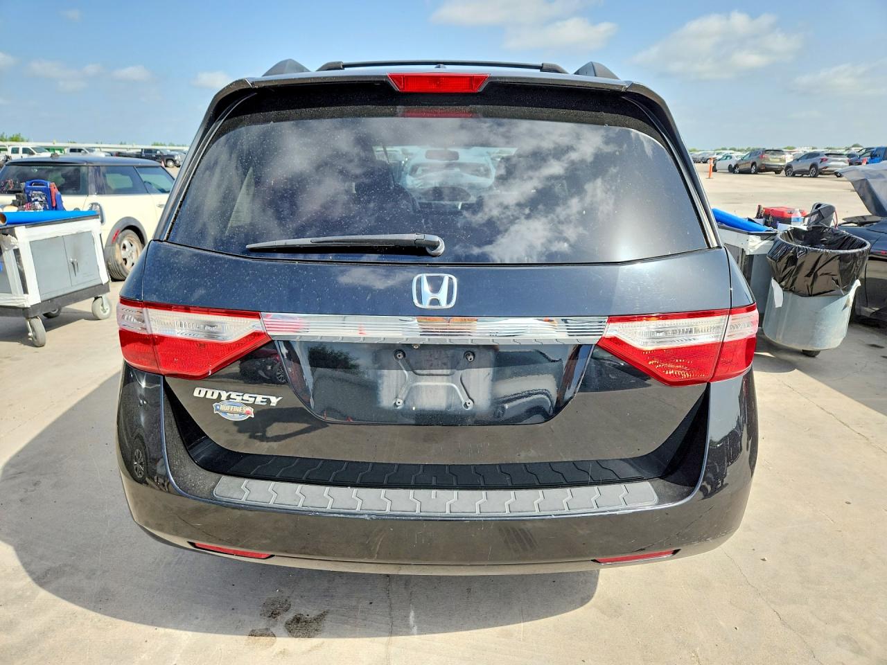 2011 Honda Odyssey Exl Black vin: 5FNRL5H66BB072314