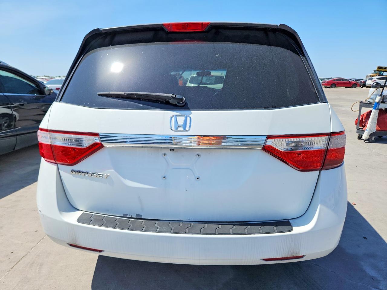 2011 Honda Odyssey Exl Белый vin: 5FNRL5H66BB076685