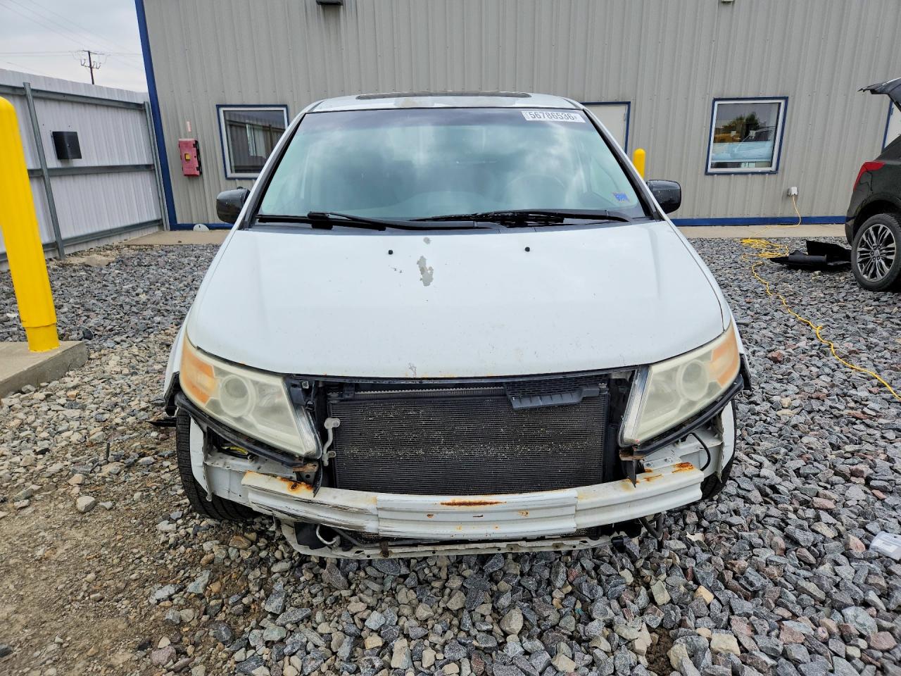 2011 Honda Odyssey Exl White vin: 5FNRL5H66BB091249