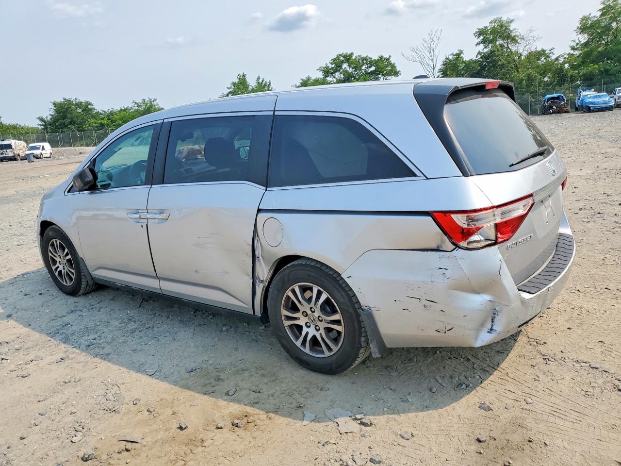 2011 Honda Odyssey Exl Gray vin: 5FNRL5H66BB096130