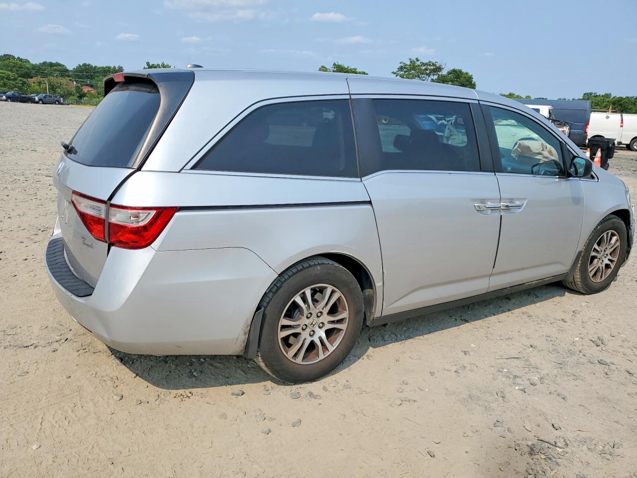 2011 Honda Odyssey Exl Gray vin: 5FNRL5H66BB096130
