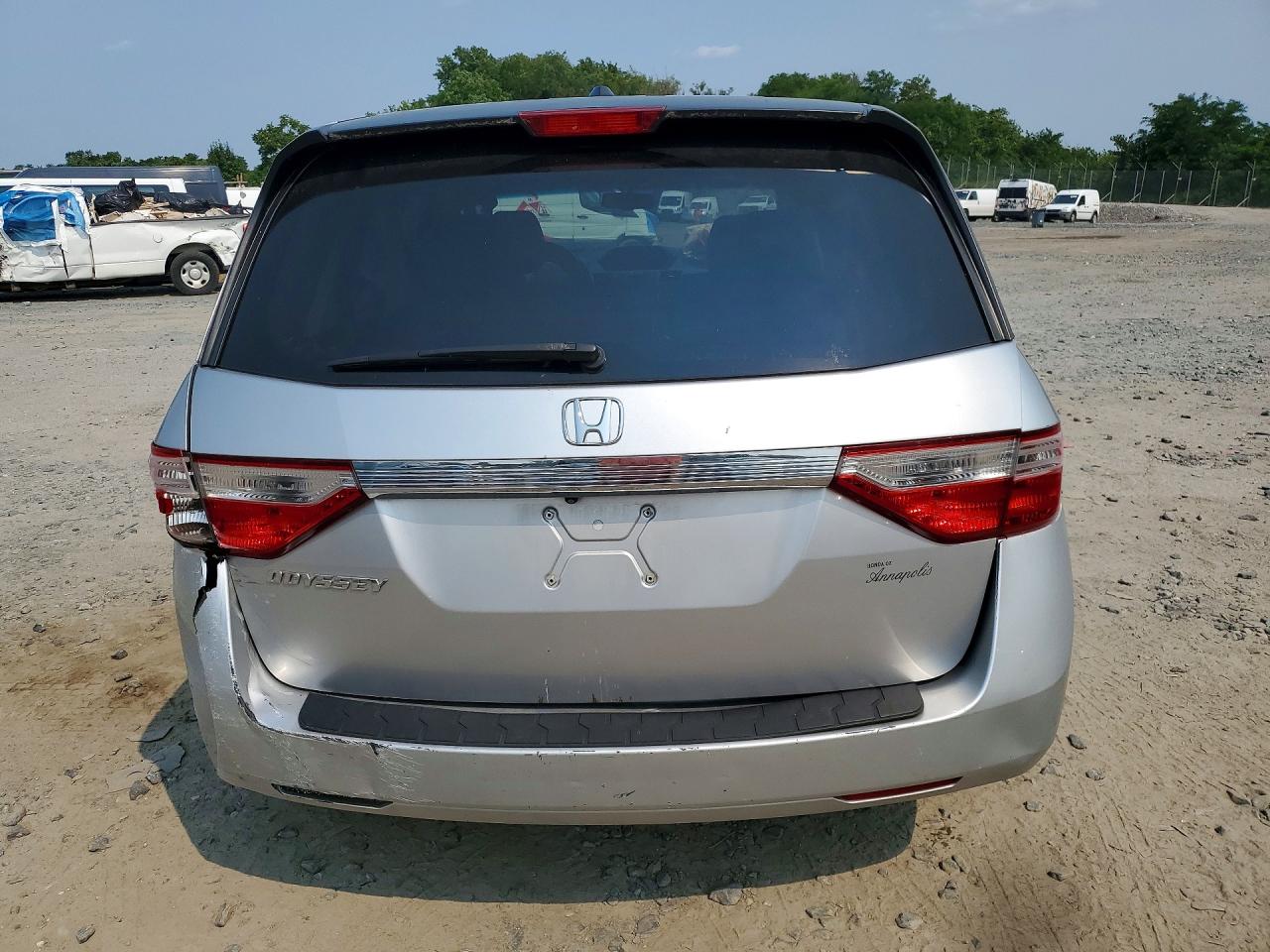 2011 Honda Odyssey Exl Gray vin: 5FNRL5H66BB096130
