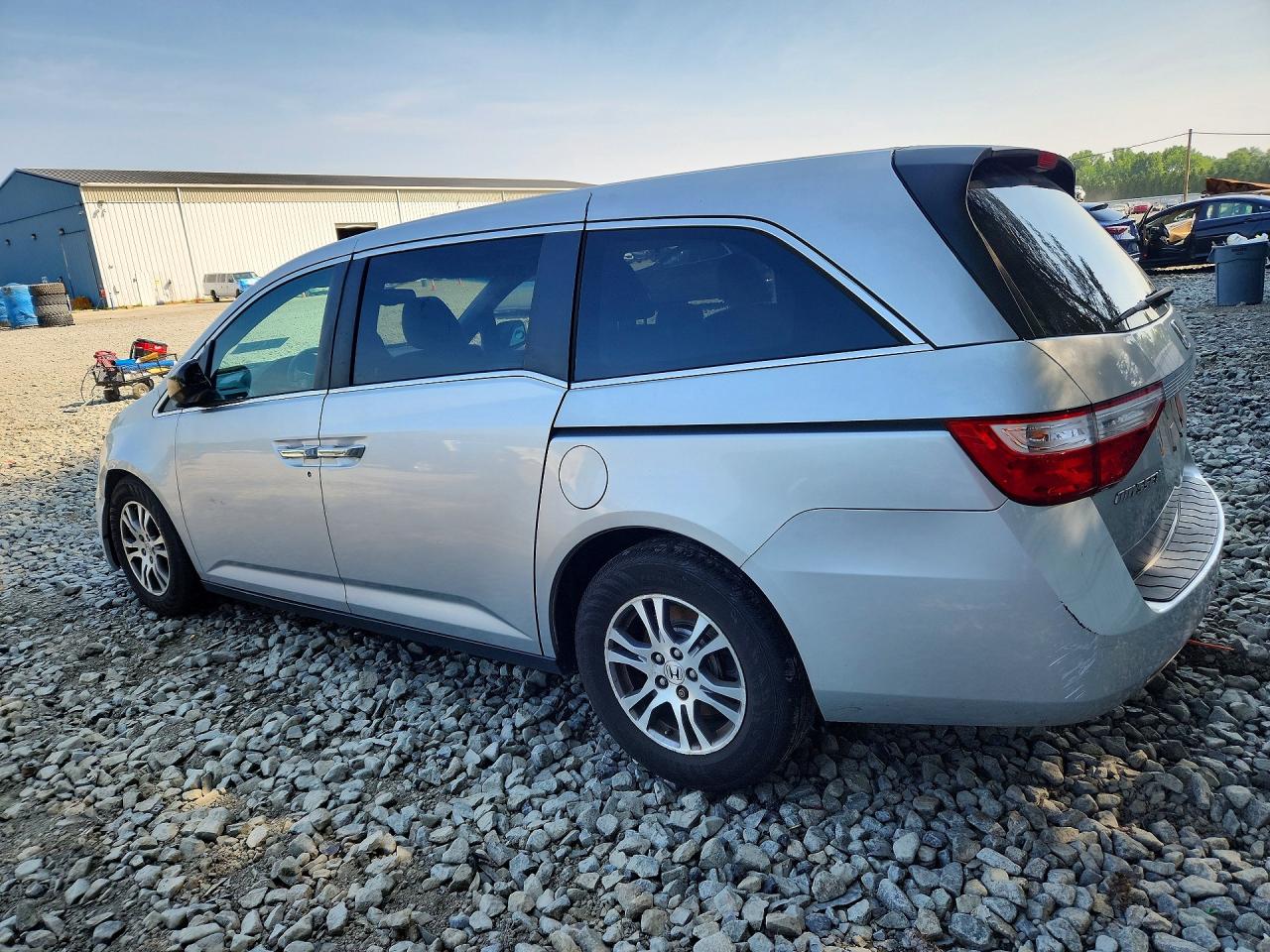 2011 Honda Odyssey Exl Silver vin: 5FNRL5H66BB096628