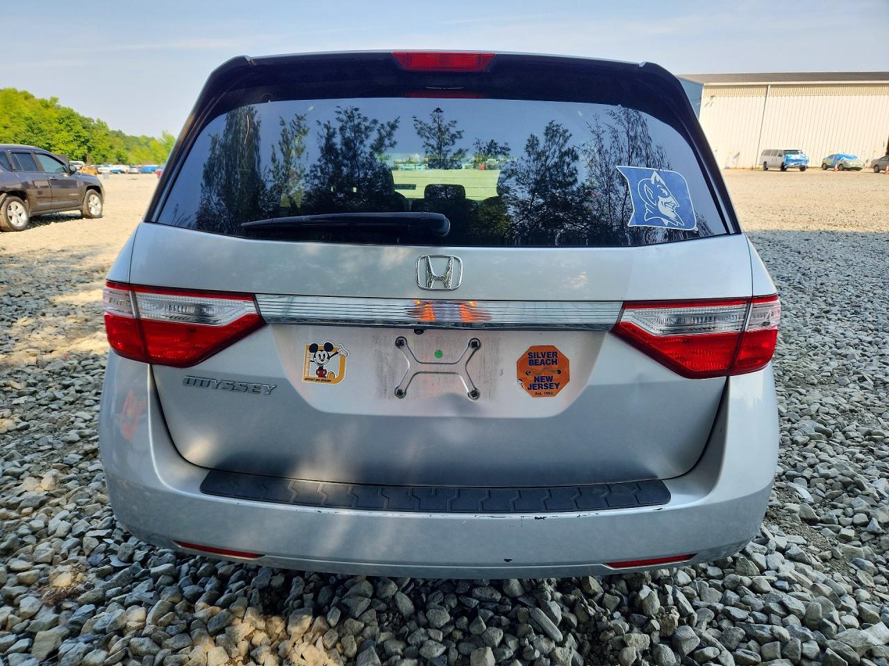 2011 Honda Odyssey Exl Silver vin: 5FNRL5H66BB096628