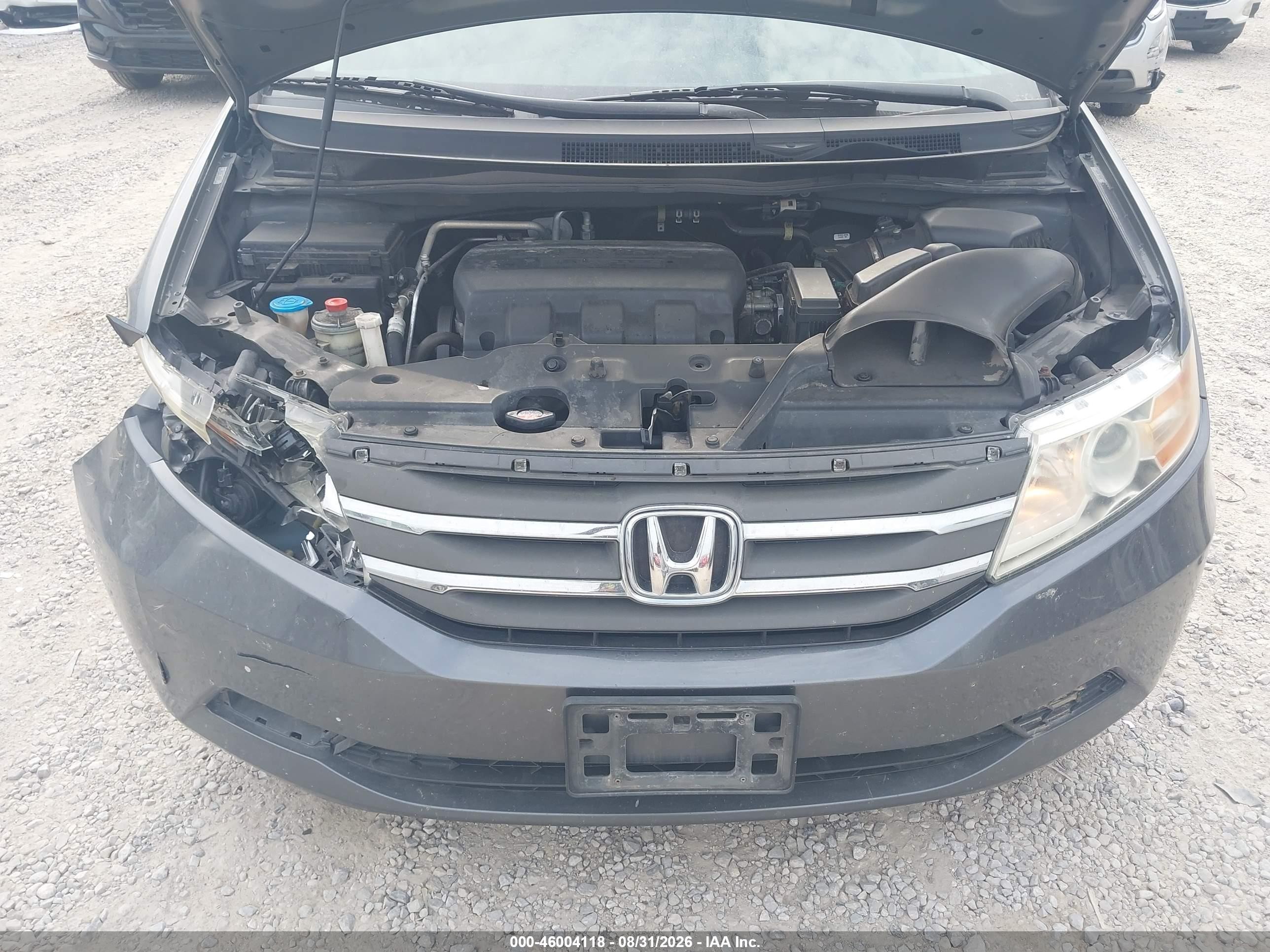 2011 Honda Odyssey Ex-l Gray vin: 5FNRL5H66BB098136